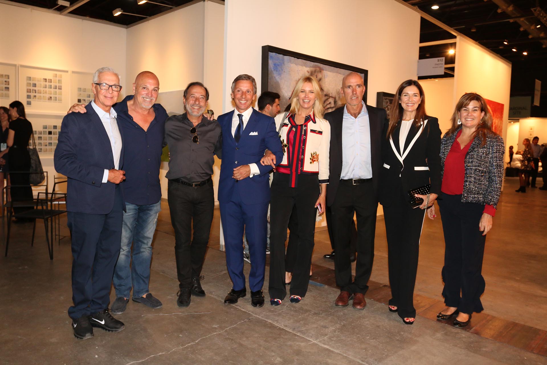 Eduardo Costantini, Guillermo Francella, Alejandro Gravier, Valeria Mazza, Ignacio Azumendi y Andrea Frigerio