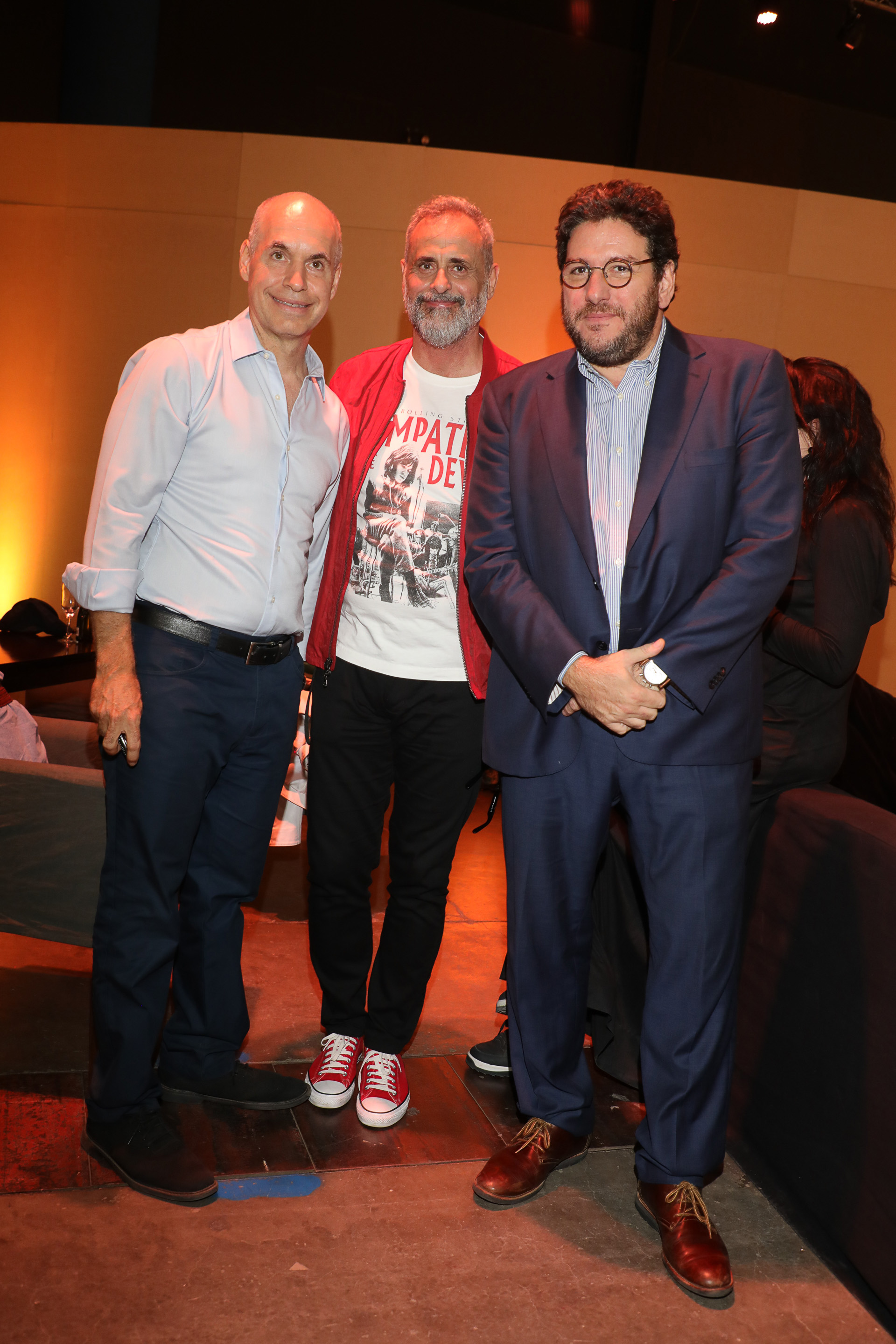 Horacio Rodríguez Larreta, Jorge Rial y Pablo Avelluto