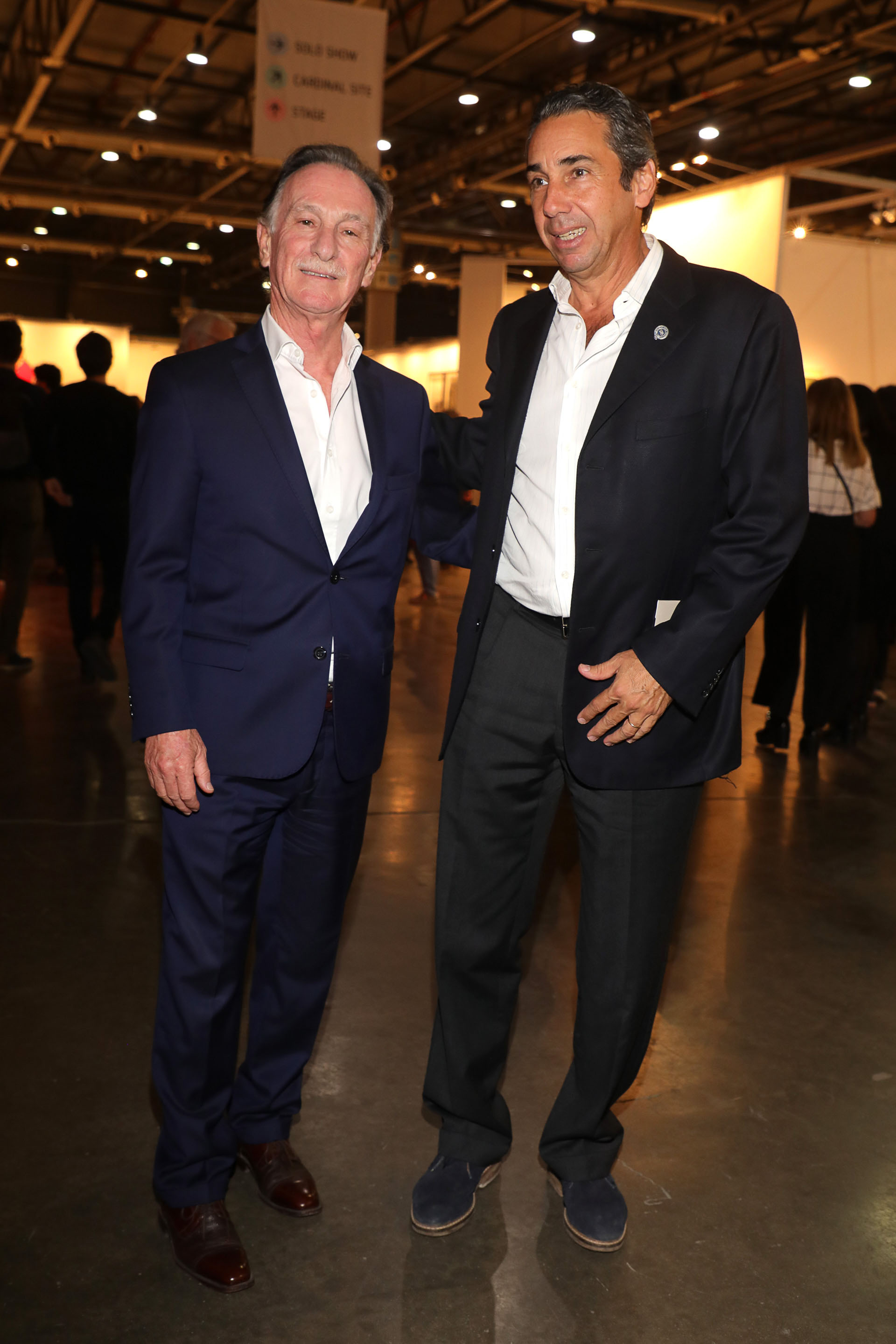 Gustavo Weiss y Dicky Smith Estrada