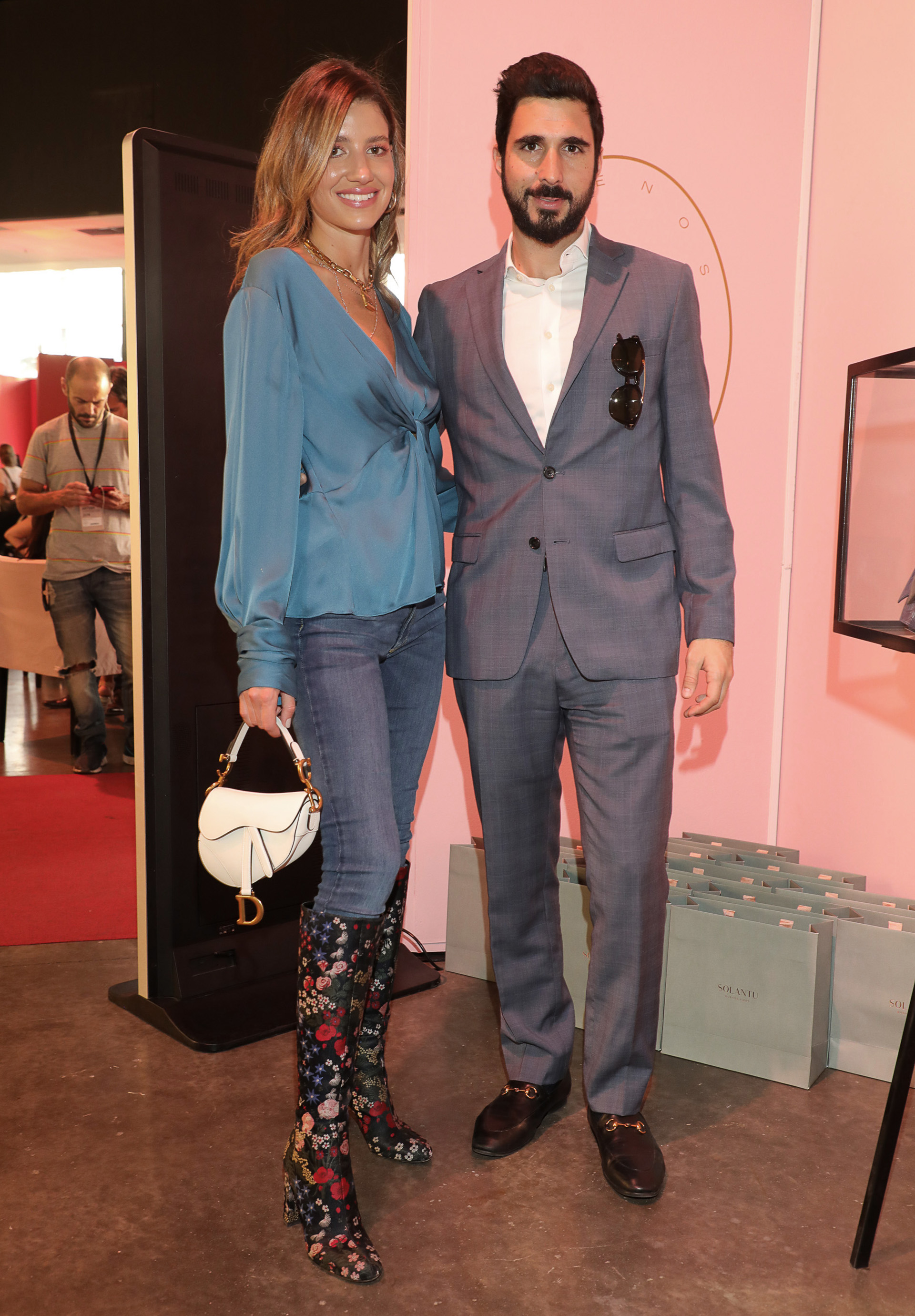 Angie Landaburu y Tomás Eurnekian