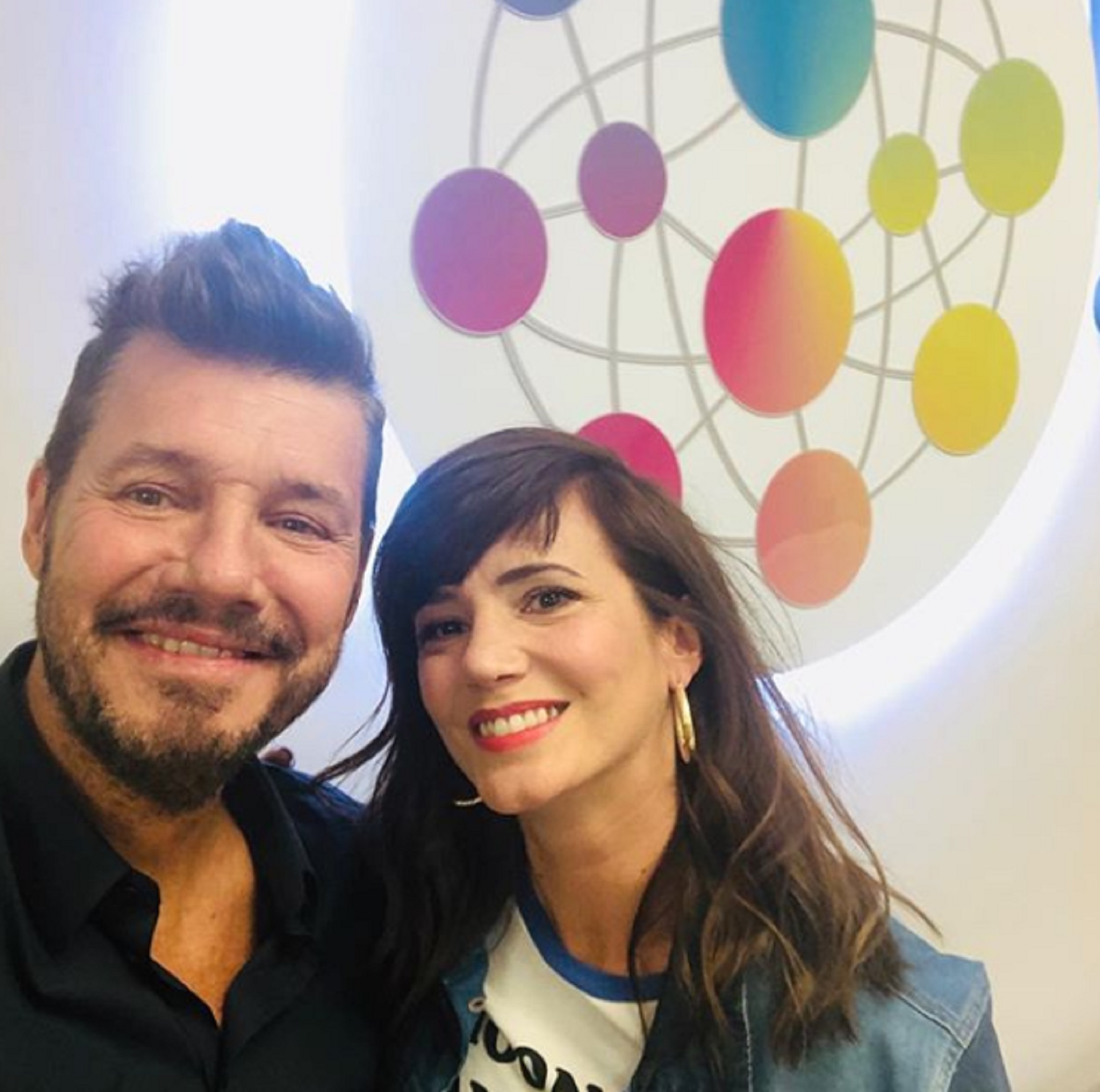 Marcelo Tinelli y Griselda Siciliani (Foto: Instagram/@CuervoTinelli)