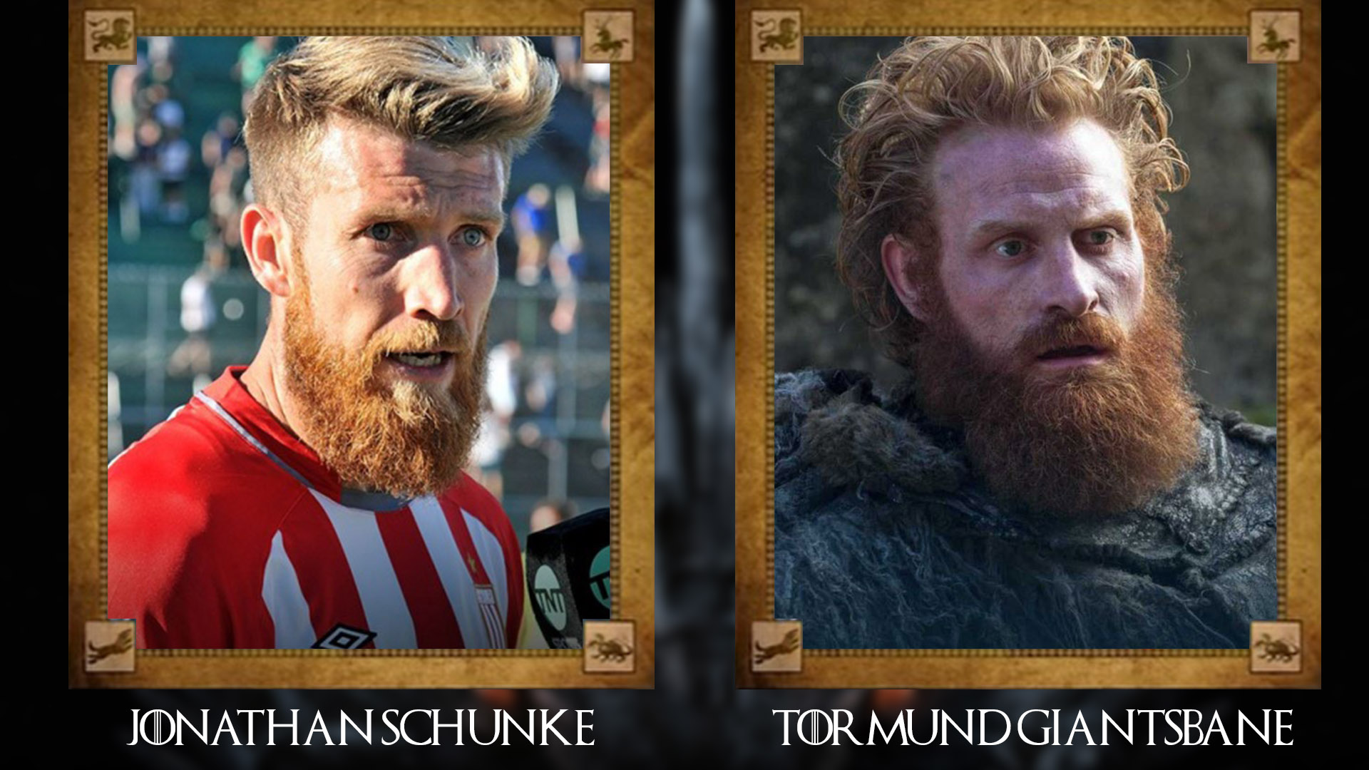 Jonathan Schunke (Estudiantes de La Plata) con Tormund Giantsbane