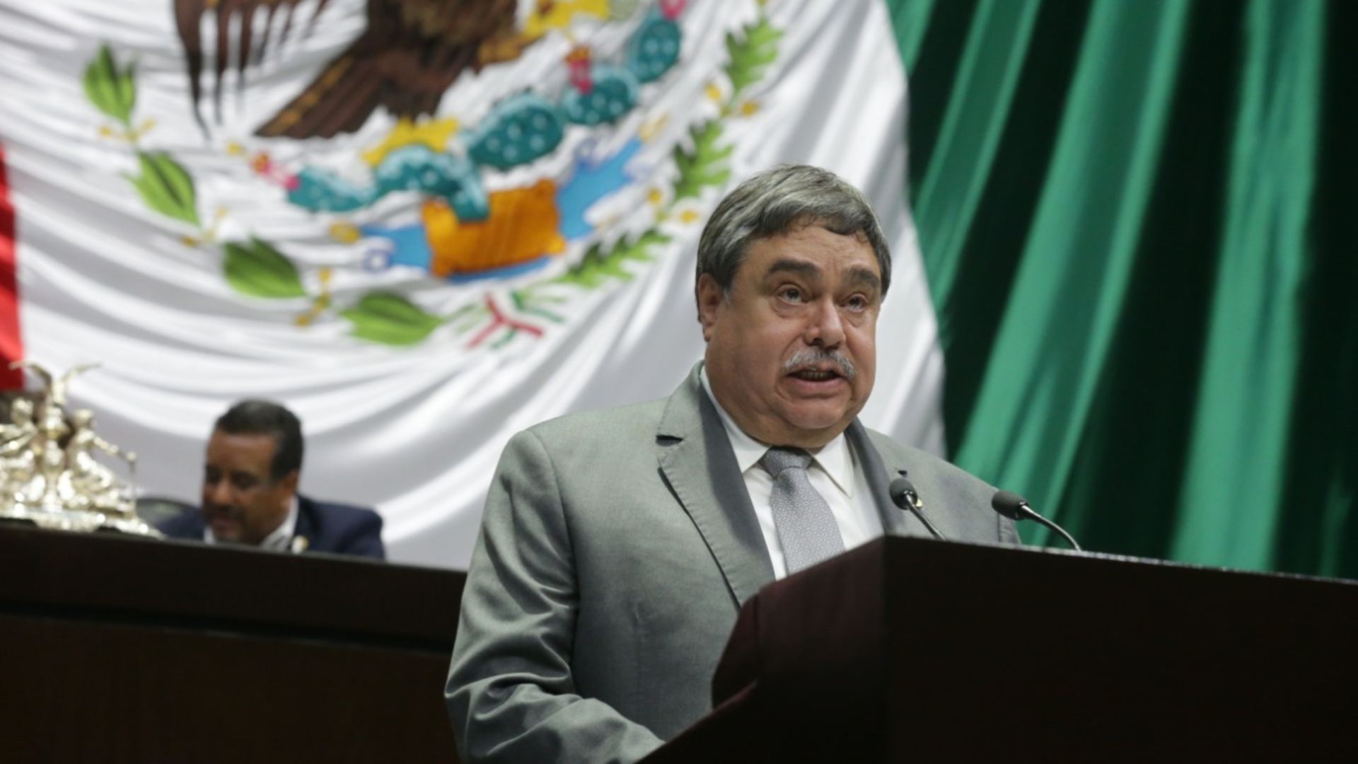 El diputado Carlos Pavón Campos durante su intervención de este jueves en la Cámara de Diputados (Foto: Cortesía)