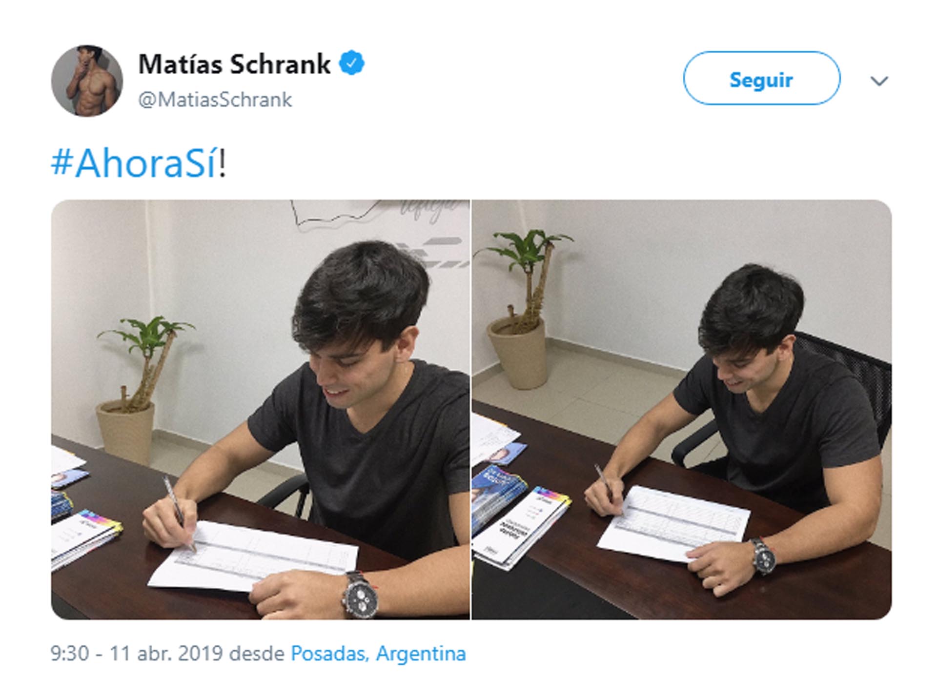 Así anunció oficialmente su lanzamiento a la política