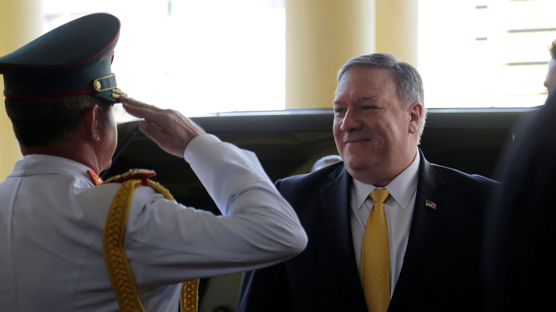 Mike Pompeo en Paraguay (Reuters)