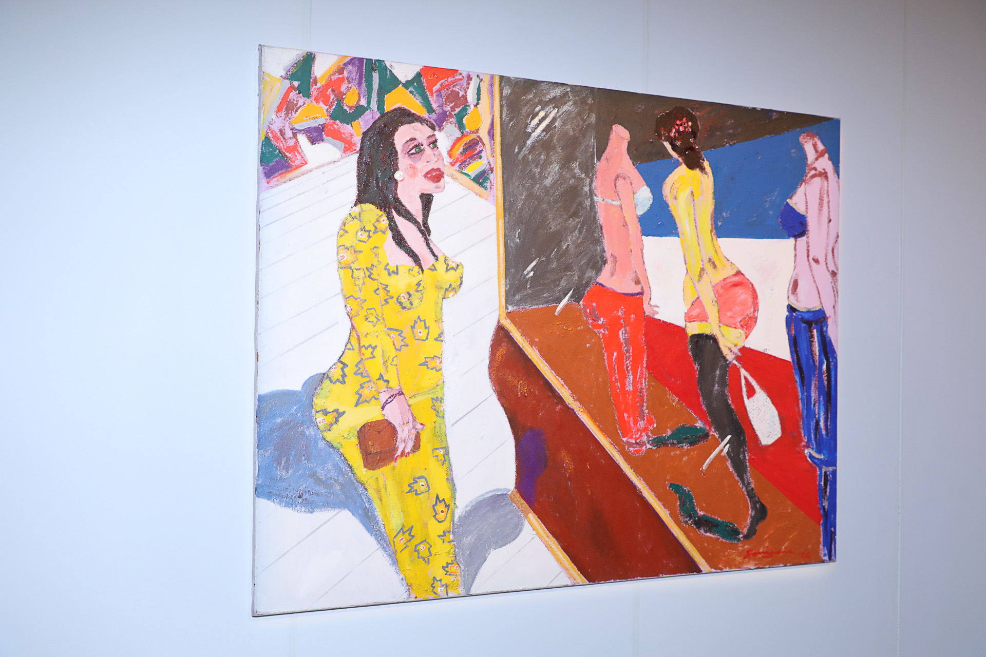 La pintura de Gorriarena está presente en arteBA (Christian Bochichio)