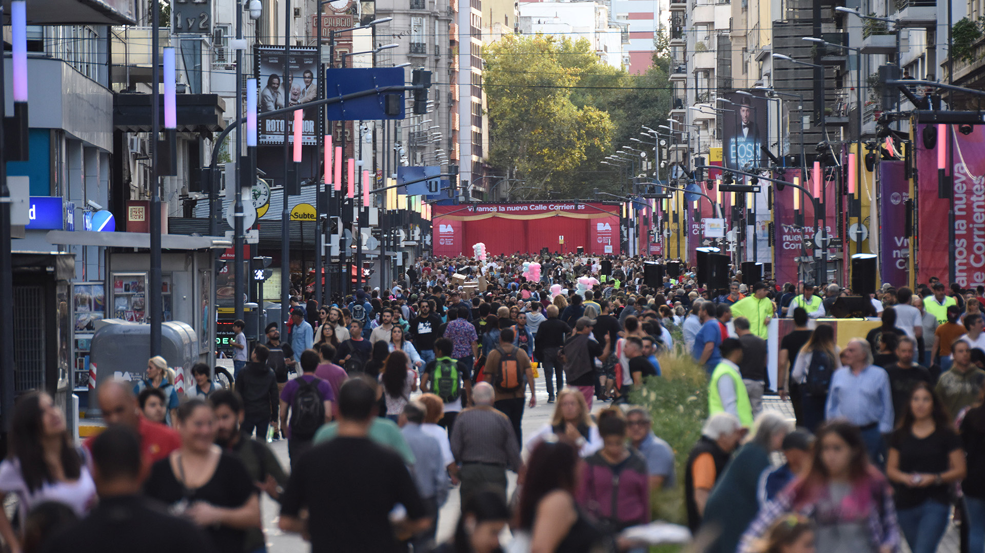 El tránsito permanecerá cerrado desde Avenida Callao hasta Cerrito