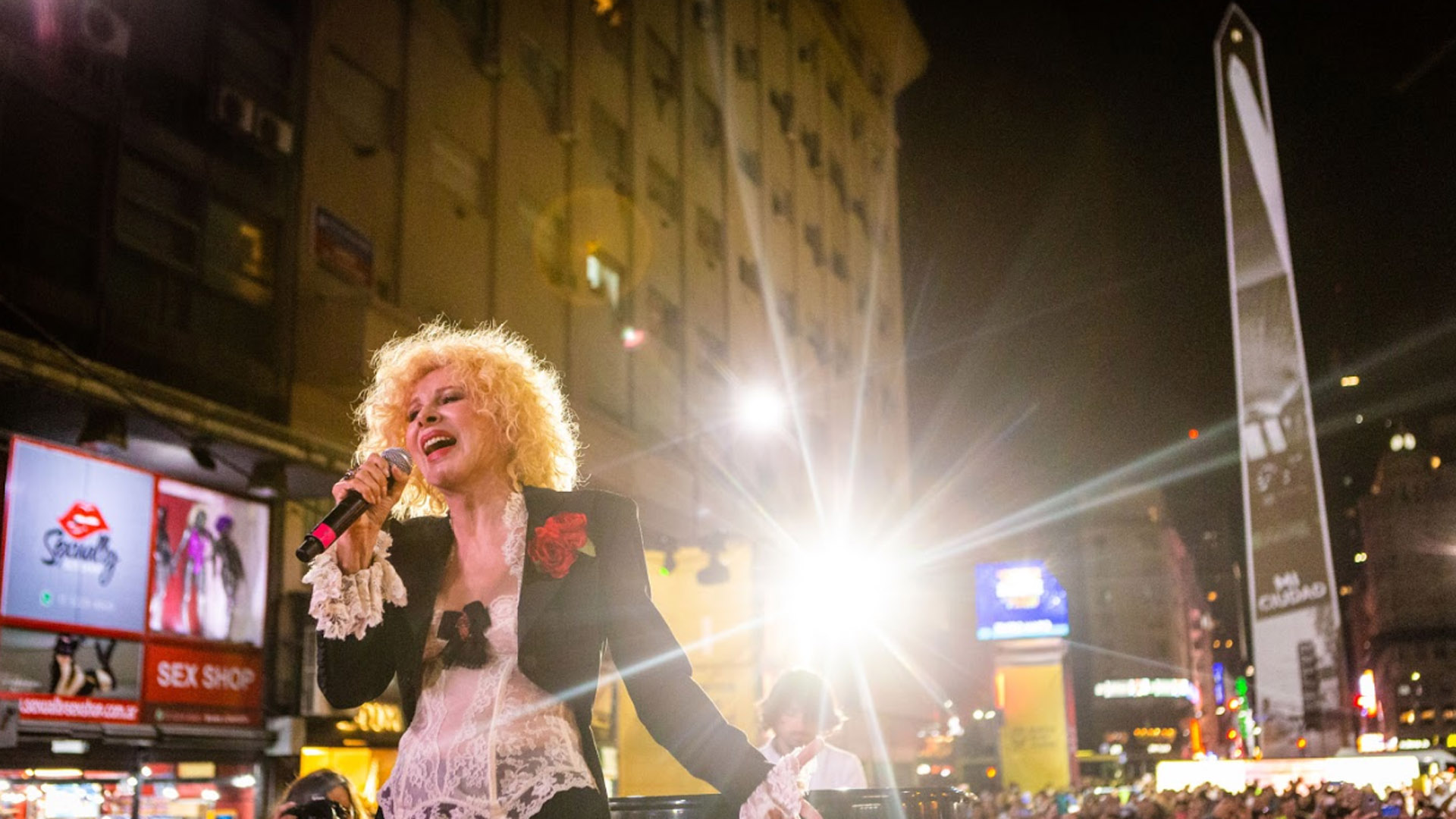 Nacha Guevara dio un show de tango
