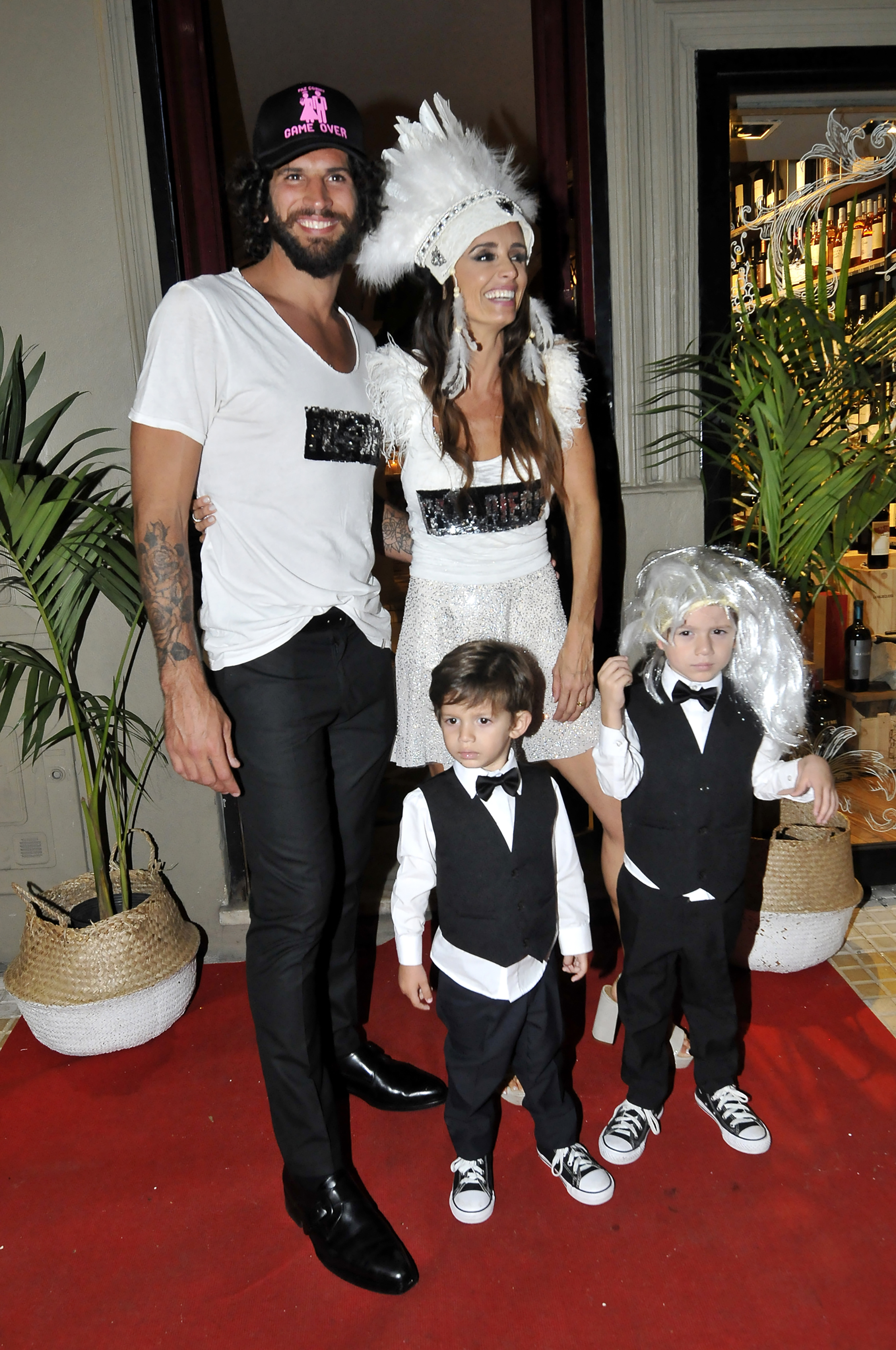 Paz Cornú, Diego Orden y los hijos de la modelo Milan e Italo