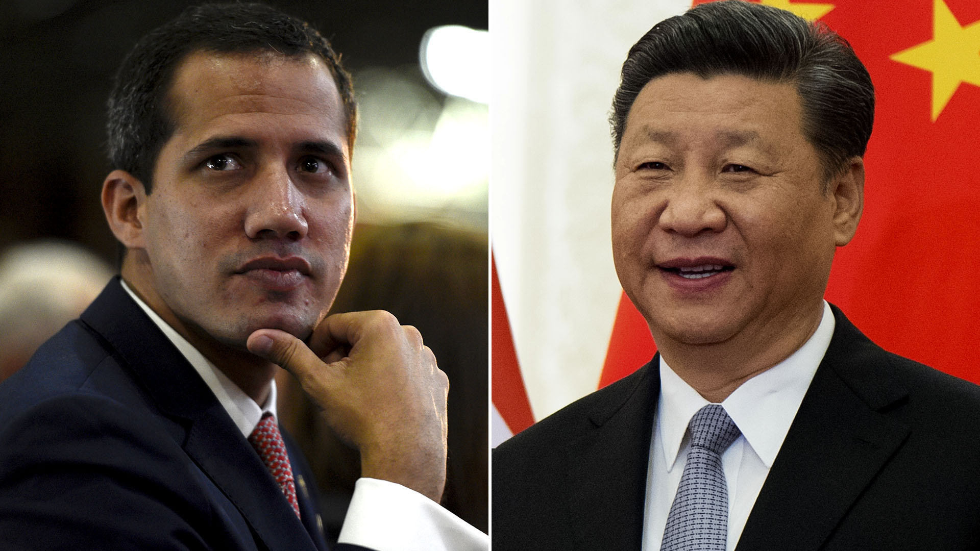 Juan Guaidó, Xi Jinping (AFP)