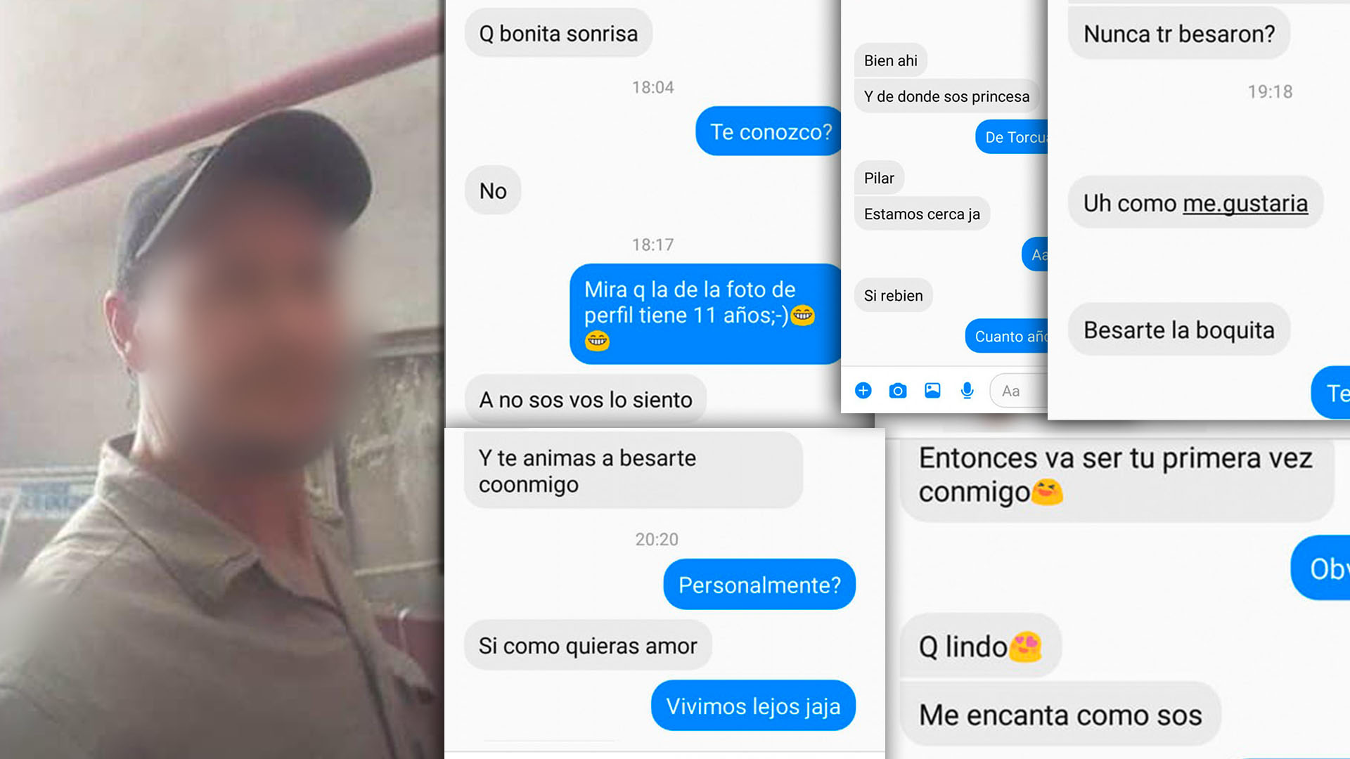 Un compendio de los diálogos más perversos de la charla entre el hombre y la supuesta niña de once que en realidad era su madre