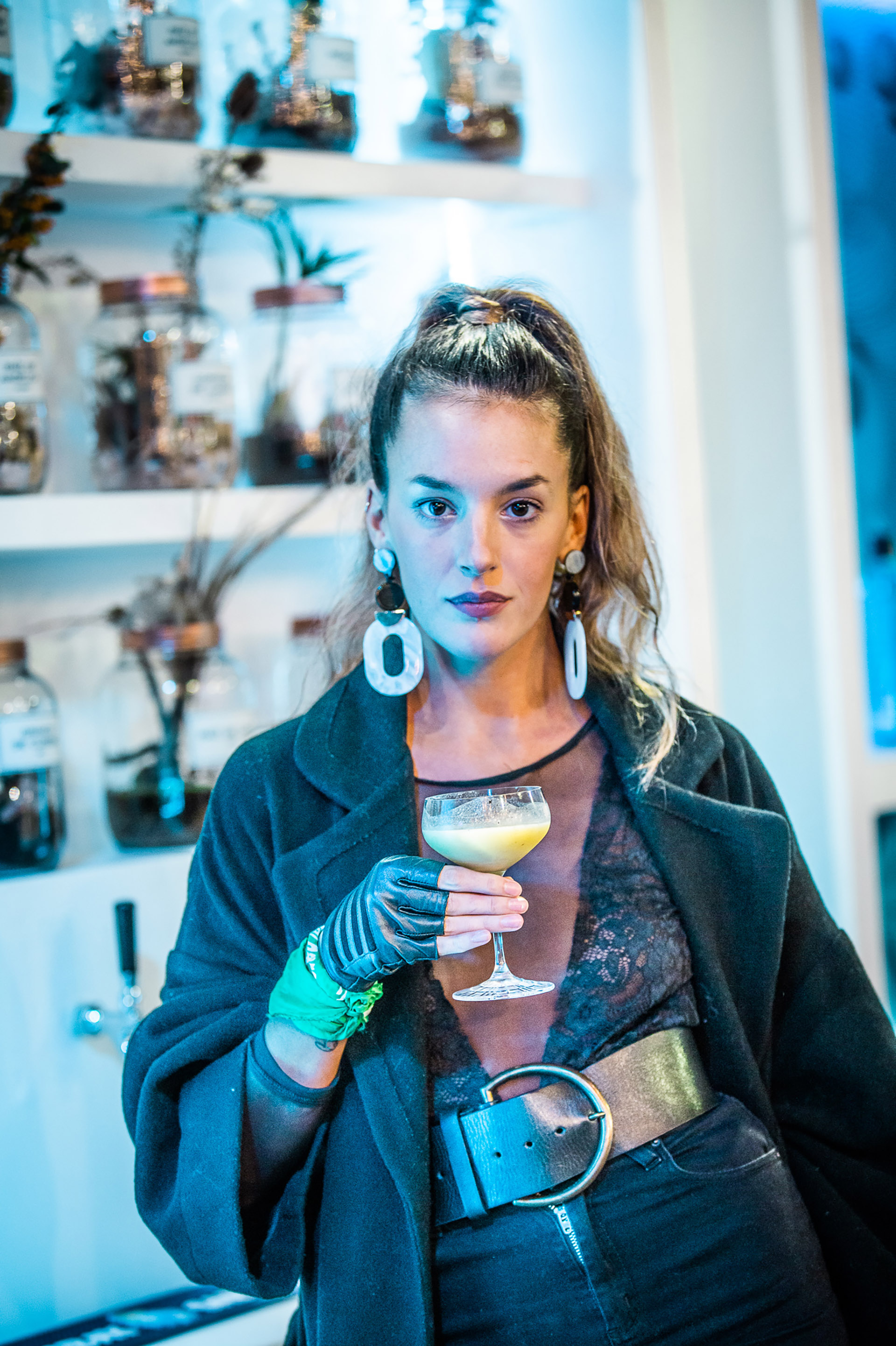 India Buselli fue parte del evento de Bombay Sapphire.