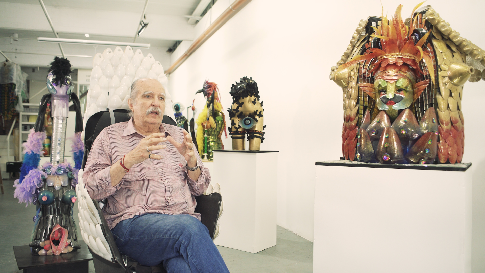 El artista plástico Edgardo Rodríguez asegura que “todo el transcurso de la obra es un proceso en mi vida”