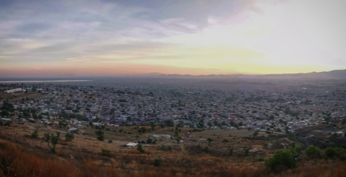 Vista desde el cerro de Chimalhuacán (Foto: @Aldabi)