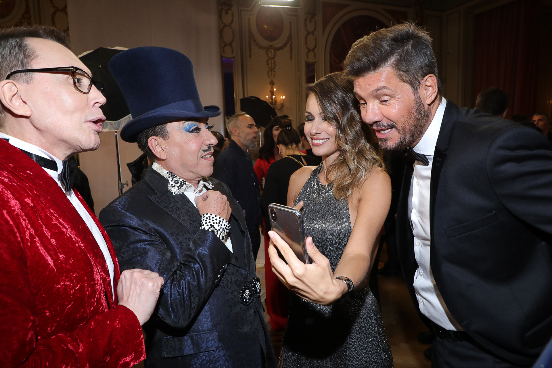 La selfie de la jurado con el conductor