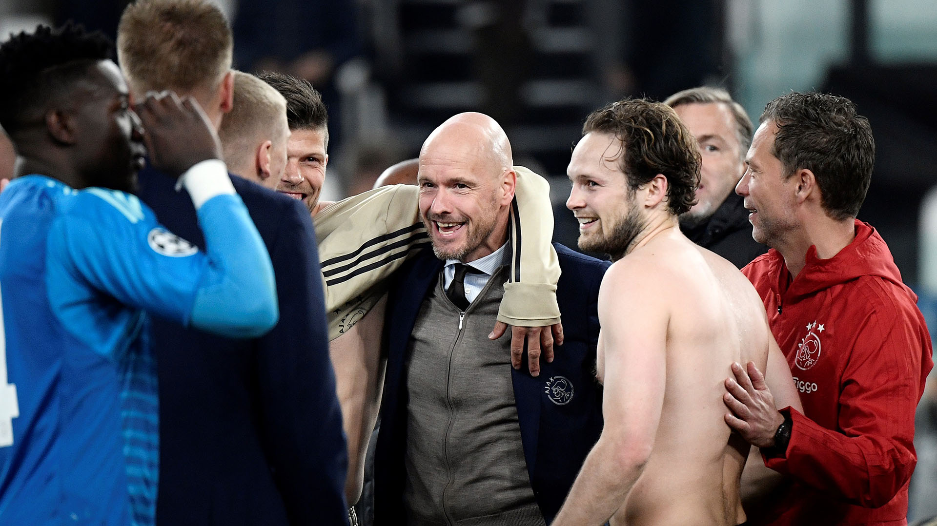 Erik Ten Hag y los jugadores del Ajax todavía buscan construir un legado (AFP)