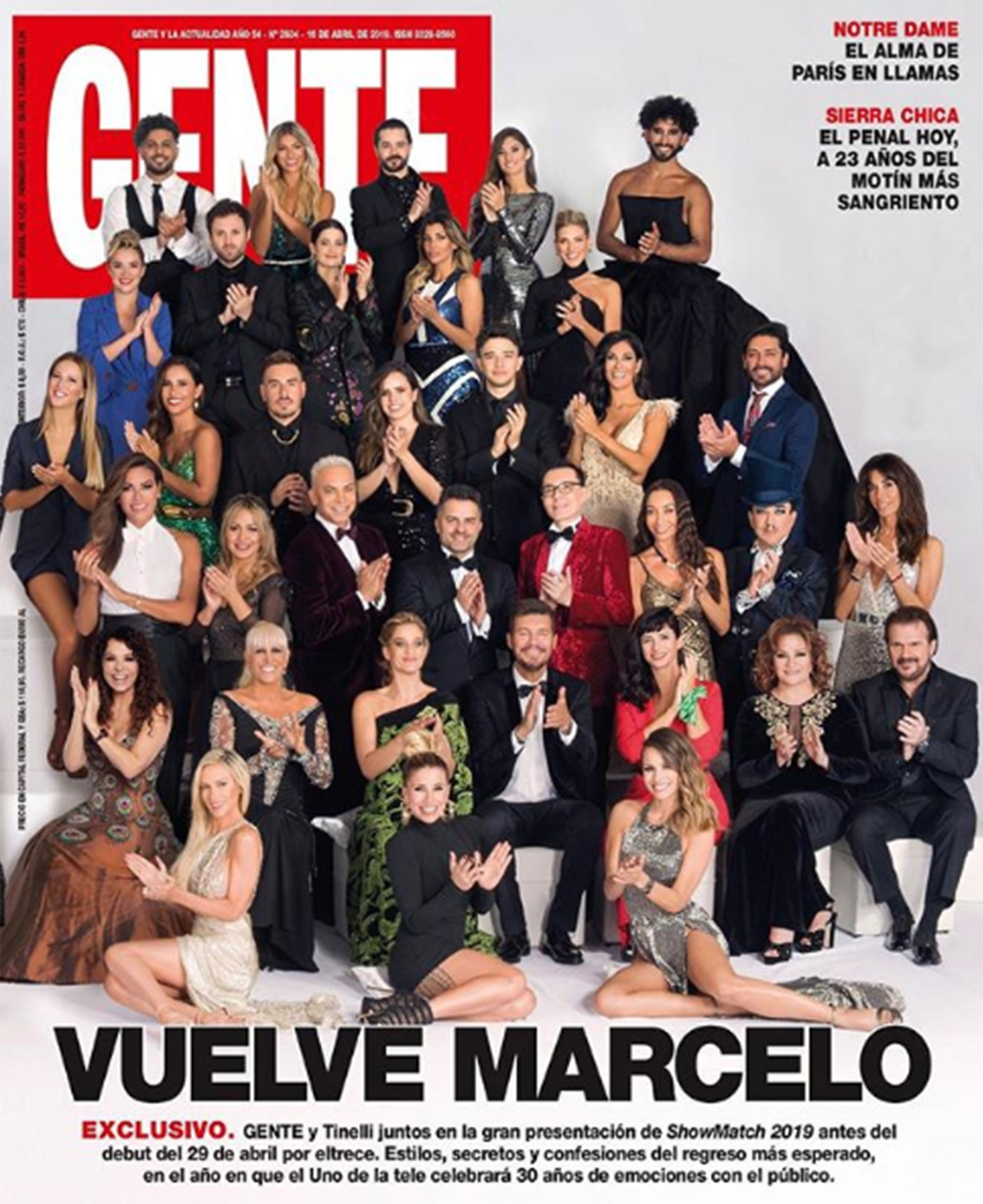 El resultado final: la tapa de la revista Gente