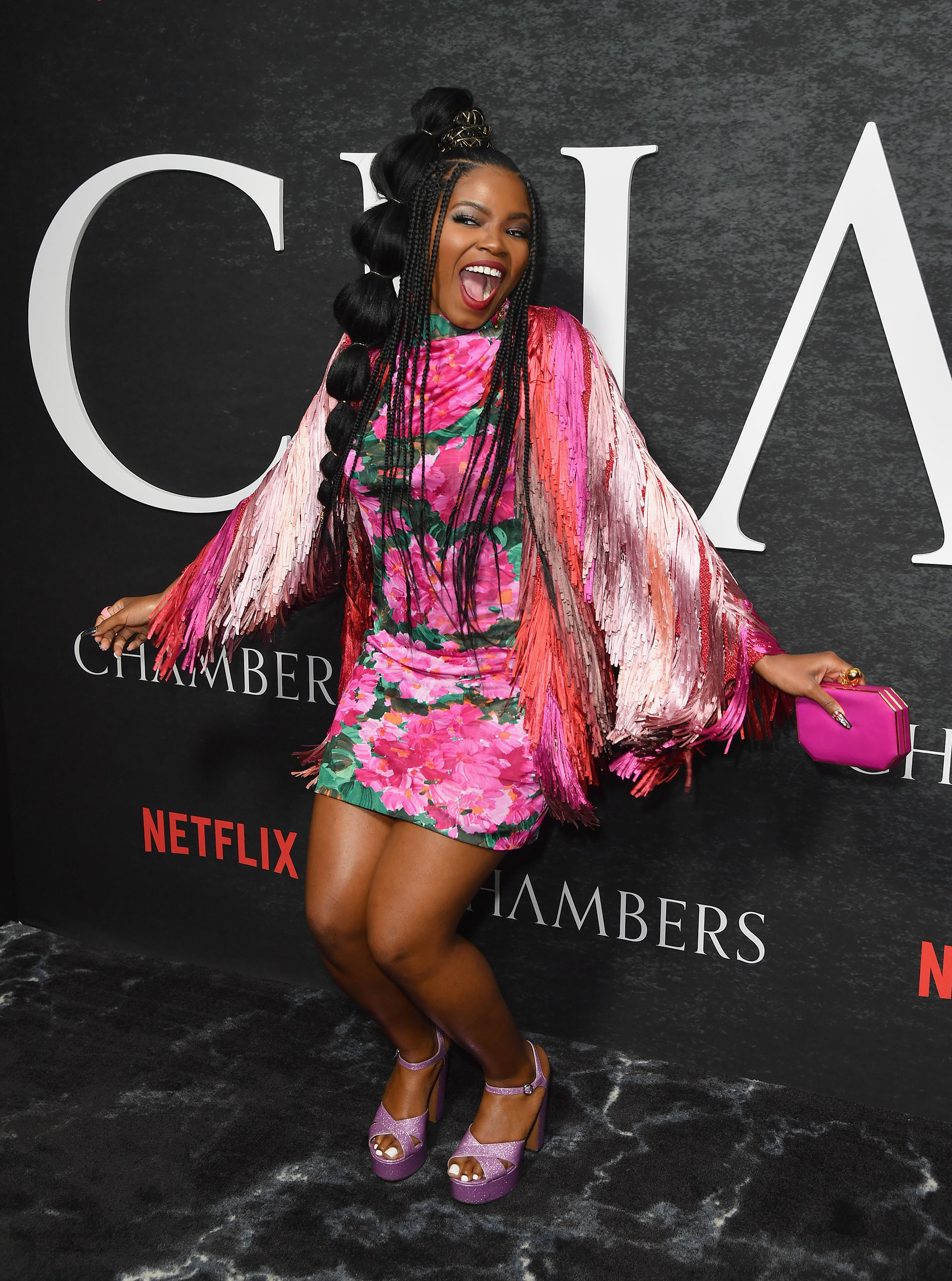 El look colorido de Kyanna Simone Simpson
