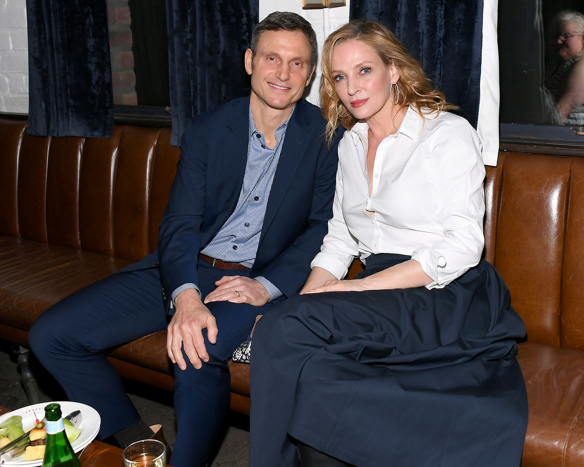 Tony Goldwyn y Uma Thurman