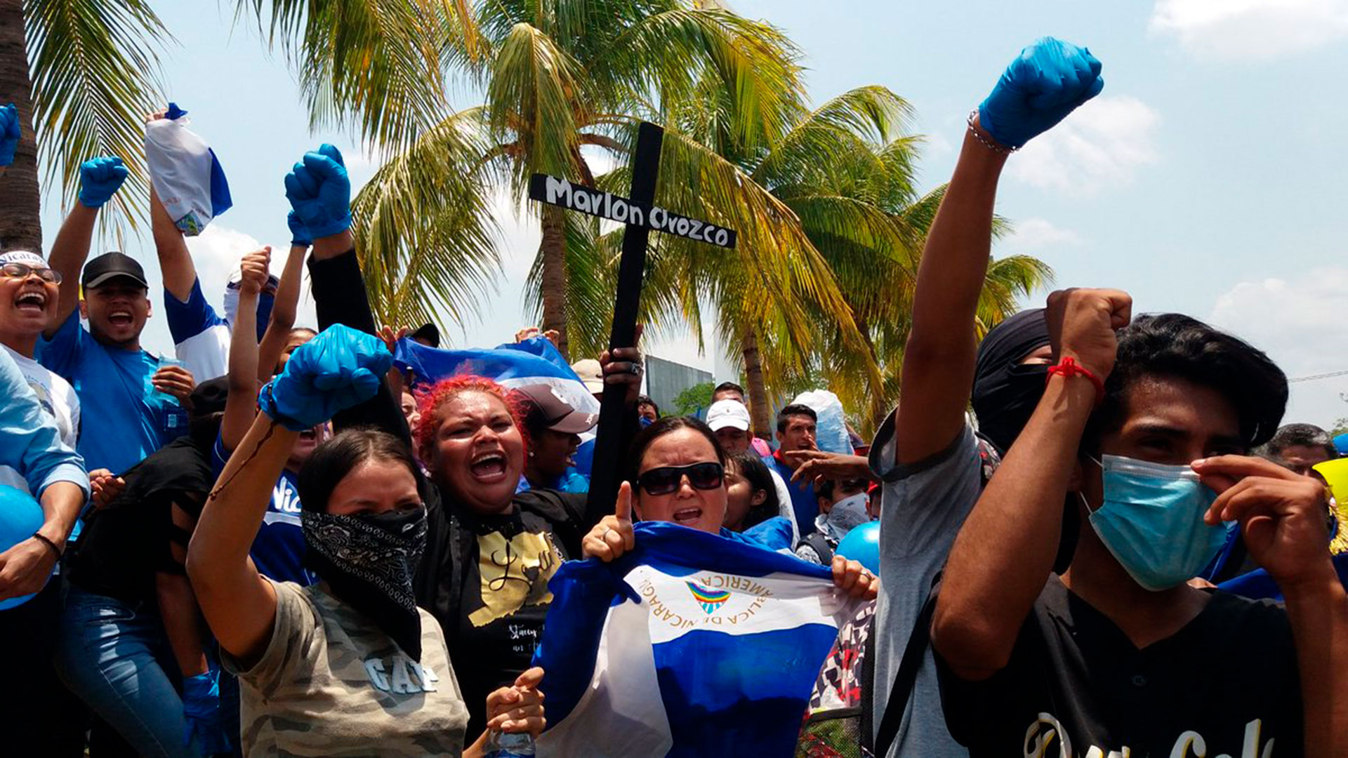 El régimen de Ortega reprimió a feligreses luego del viacrusis en Managua
