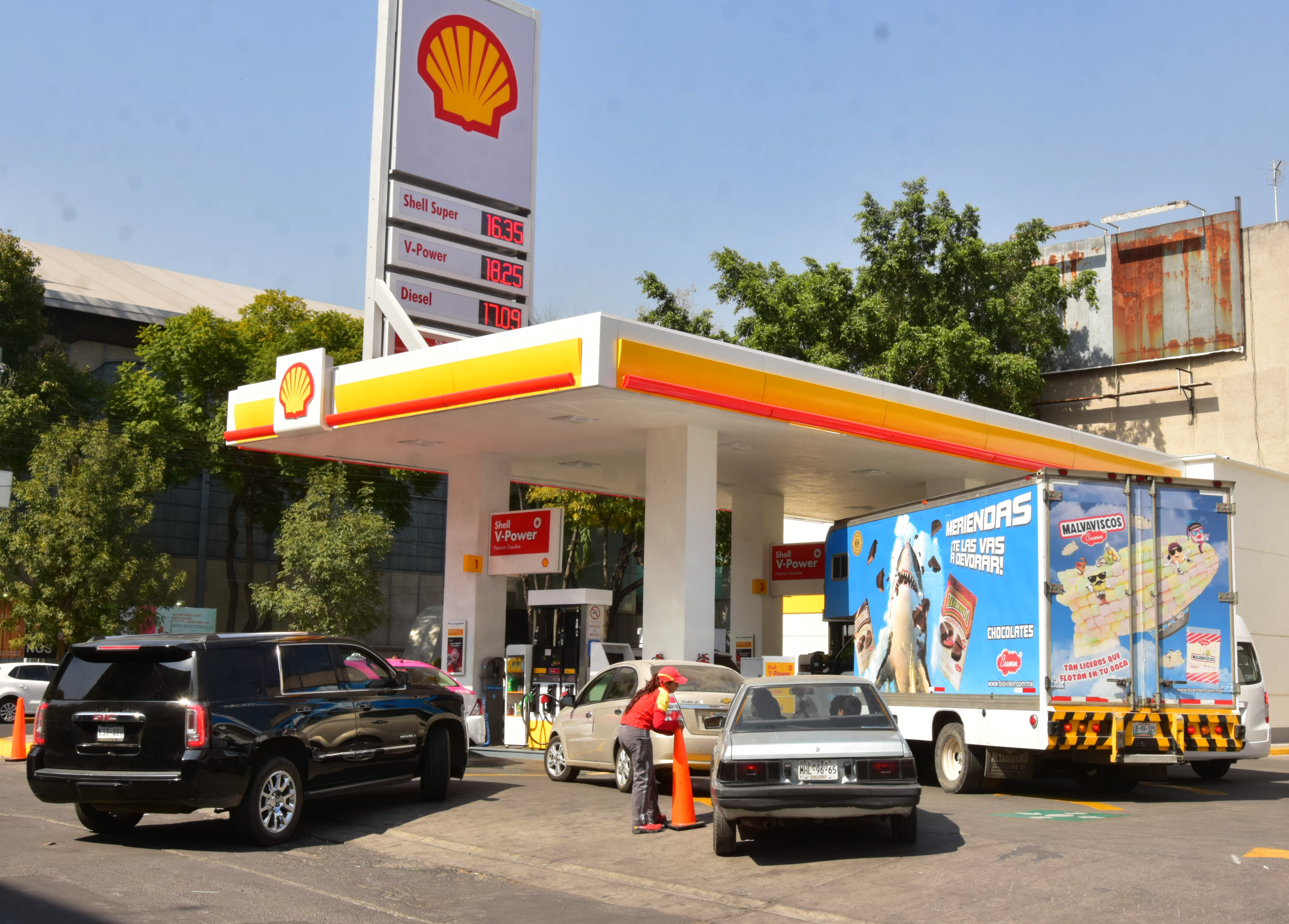 Shell vende el diésel más caro con 21.68 pesos (FOTO: ARMANDO MONROY /CUARTOSCURO)