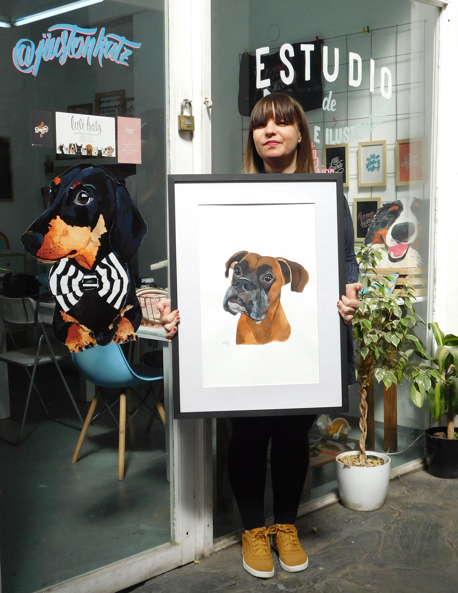 “Me encantaría que mis ilustraciones lleguen a todas partes, entre eso, el mundo de la moda”.