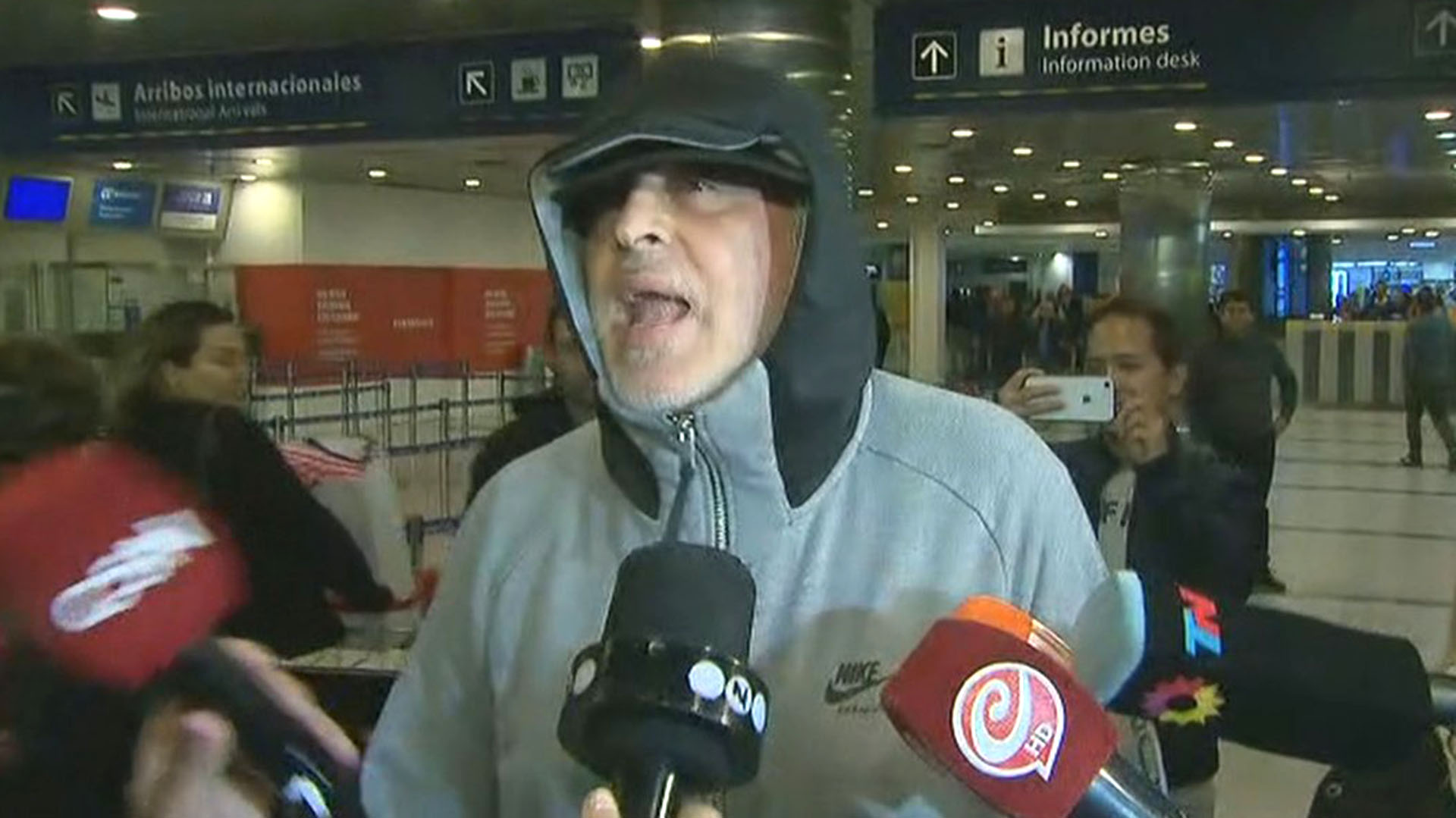 Di Zeo, tras haber sido deportado de Colombia en abril