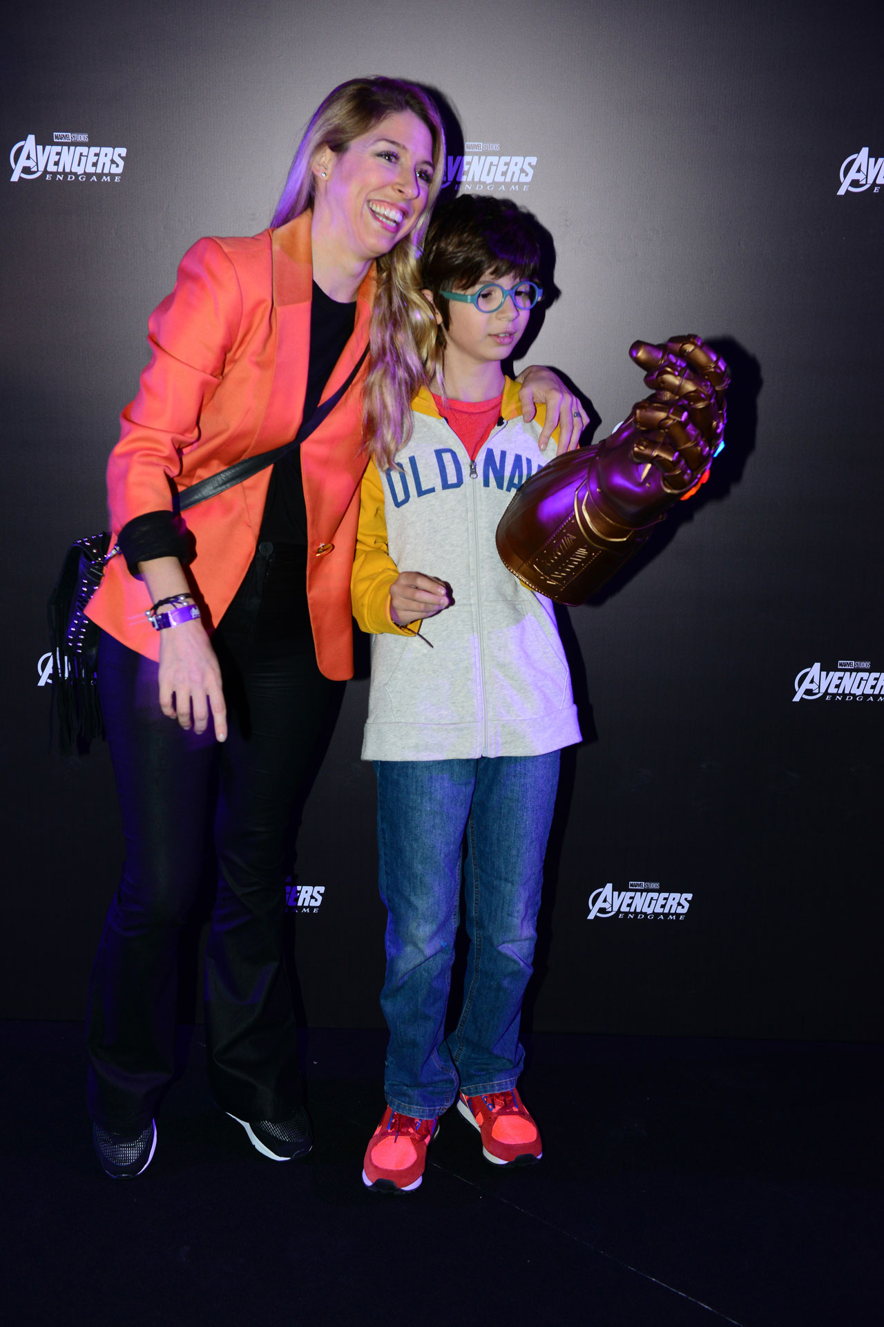 Florencia Bertotti junto a su hijo Romeo.