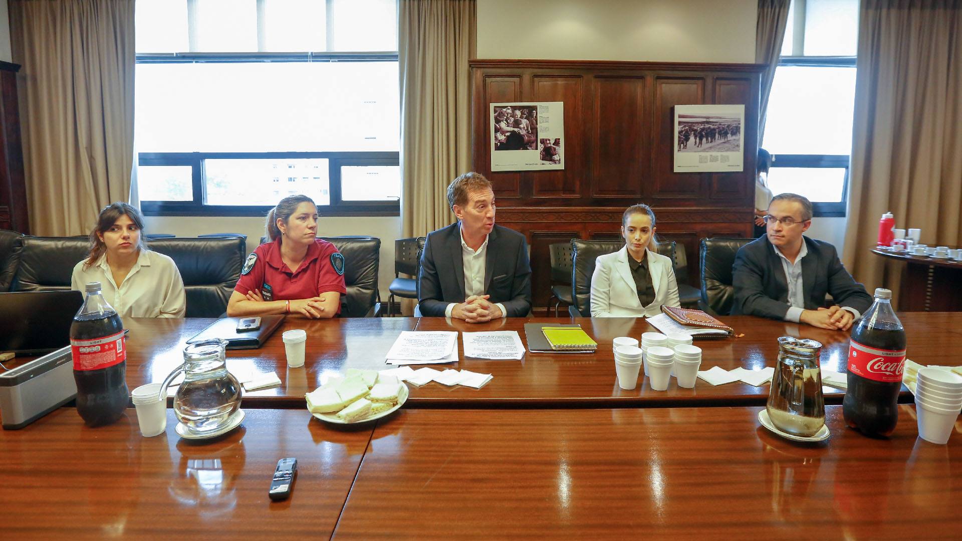 El sistema fue presentado por Diego Santilli junto a Raquel Casanelli (comisario de la Policía de la Ciudad), Cecilia Amigo, jefa de gabinete de la secretaría de Administración de Seguridad y Aníbal Falivene, subsecretario de Investigaciones y Estadística Criminal
