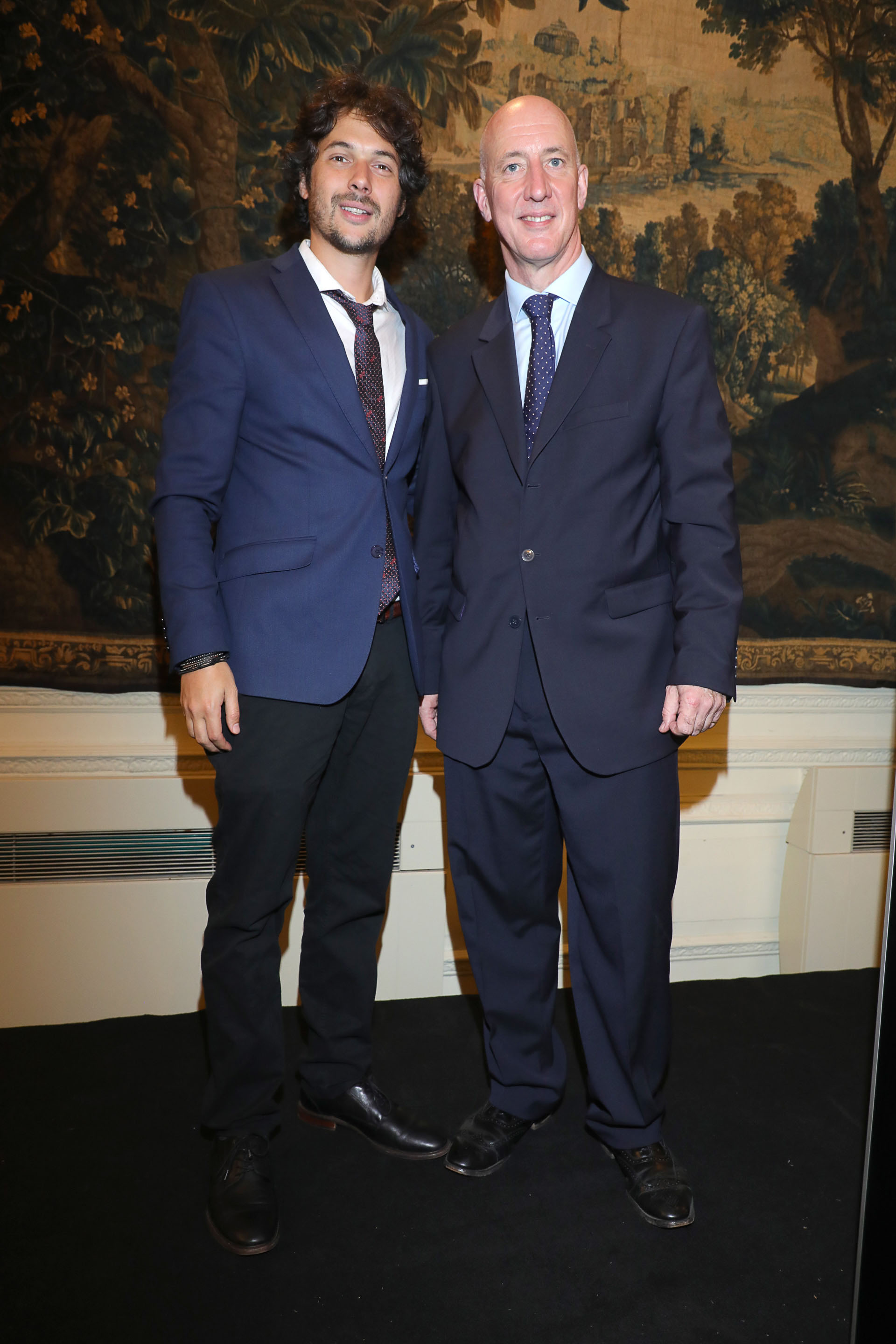 Agustino Fontevecchia (Editorial Perfil) y Mark Kent