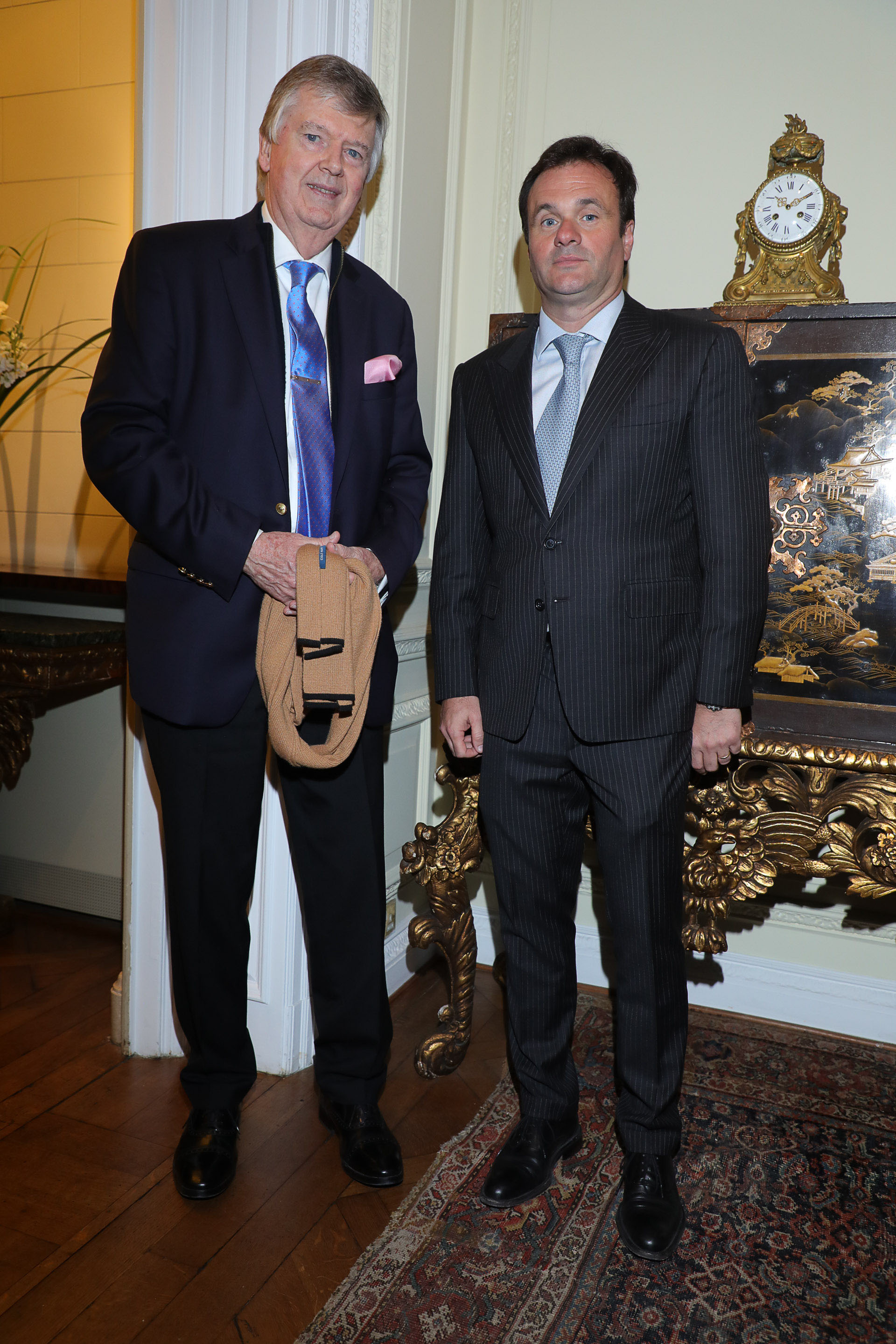 Guillermo Stanley y Juan Pablo Maglier, director de Relaciones Institucionales de La Rural