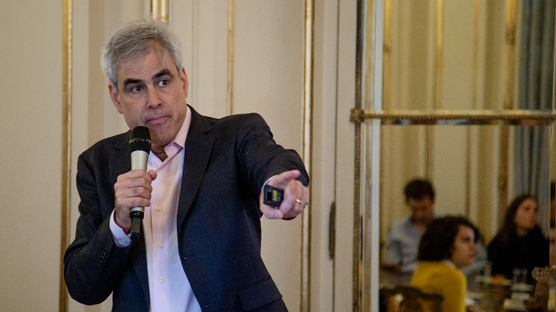 Jonathan Haidt, psicólogo estadounidense, en Infobae (Presidencia de la Nación)