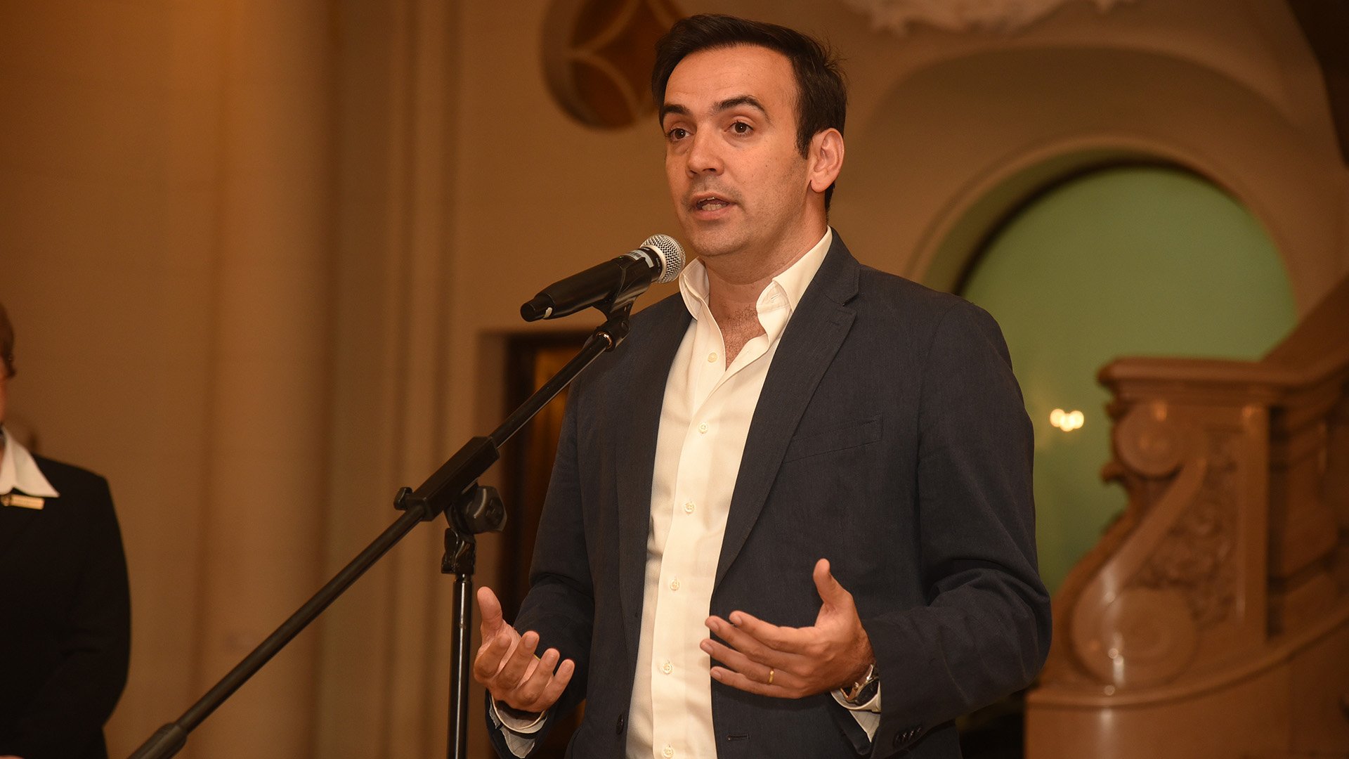El diputado Francisco Quintana, vicepresidente de la Legislatura porteña, presidió la ceremonia de inauguración de la muestra BAxA Buenos Acciones x Argentinos, que cuenta con un importante compromiso social