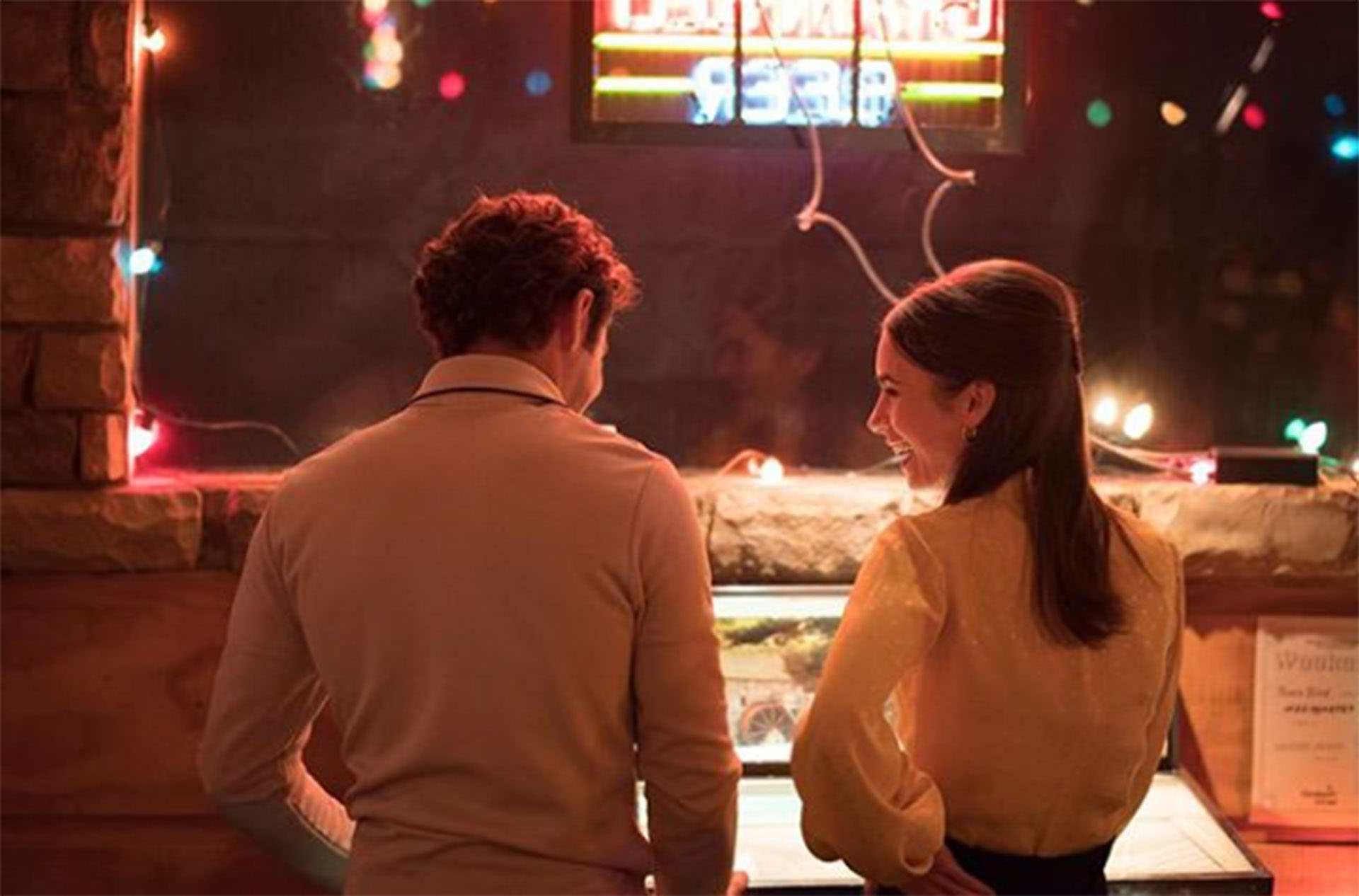 Los actores en una escena del film.