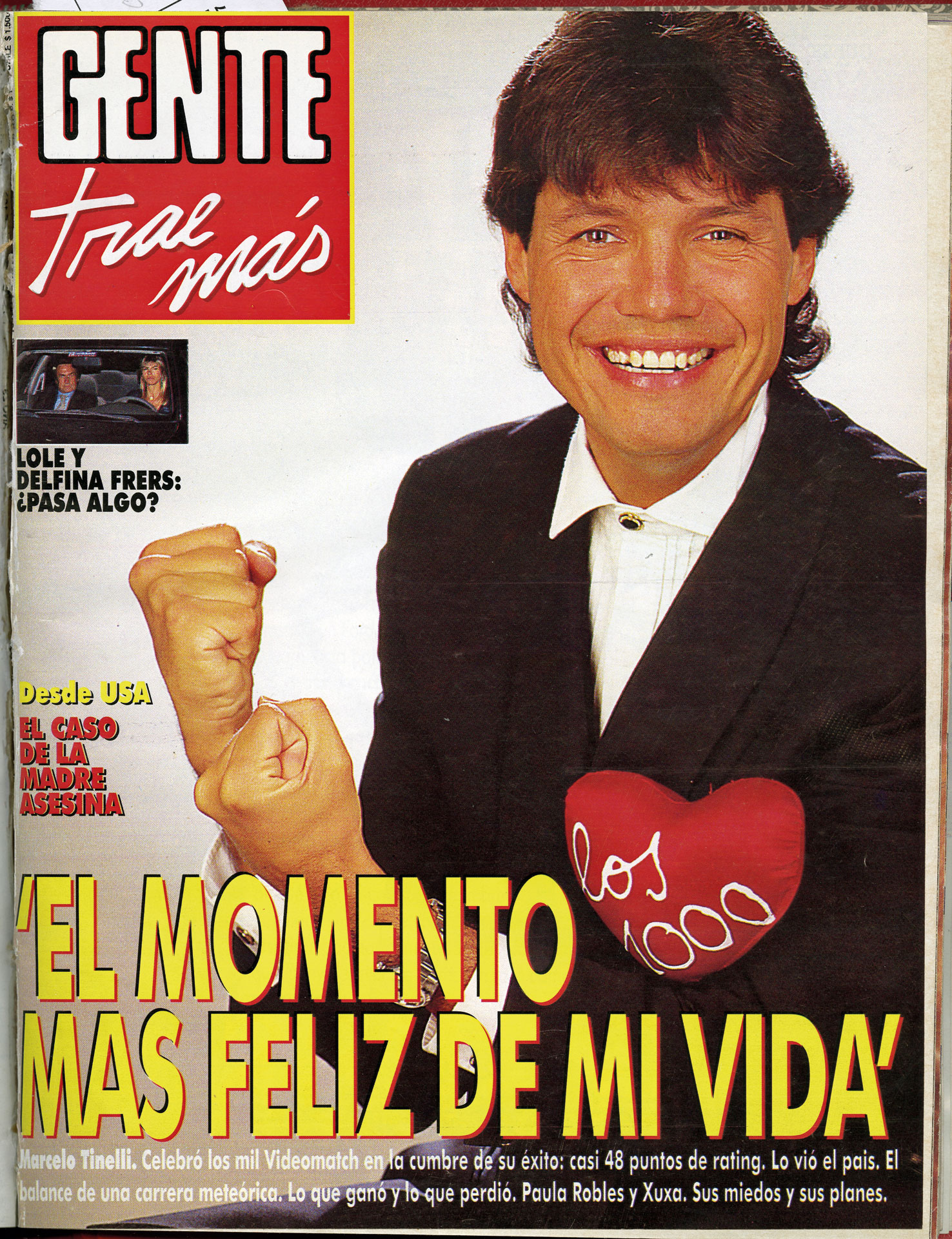 Ritmo…, que nació por 12 programas y duró 179, hasta 1994, cuando ganó el Martín Fierro, coincidió con la emisión mil de VideoMatch, que trepó a los 48 puntos de rating. “Estoy pasando por el momento más feliz de mi vida. ¿Y ahora qué? A disfrutar. Relájate y goza”, decía Tinelli.