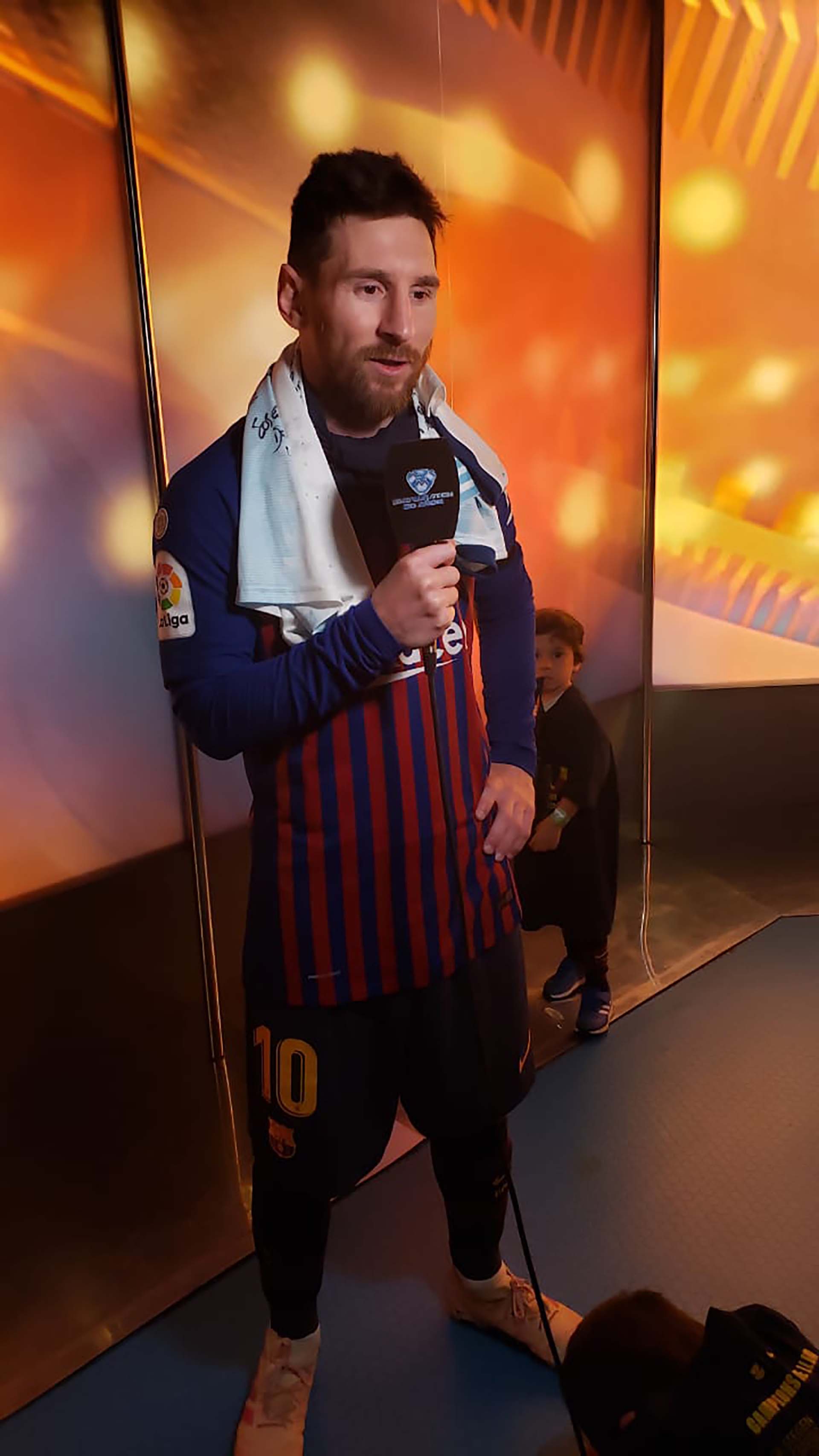Luego de una nueva consagración con el Barcelona, Lionel Messi le envió un mensaje a Marcelo Tinelli por los 30 años de su programa