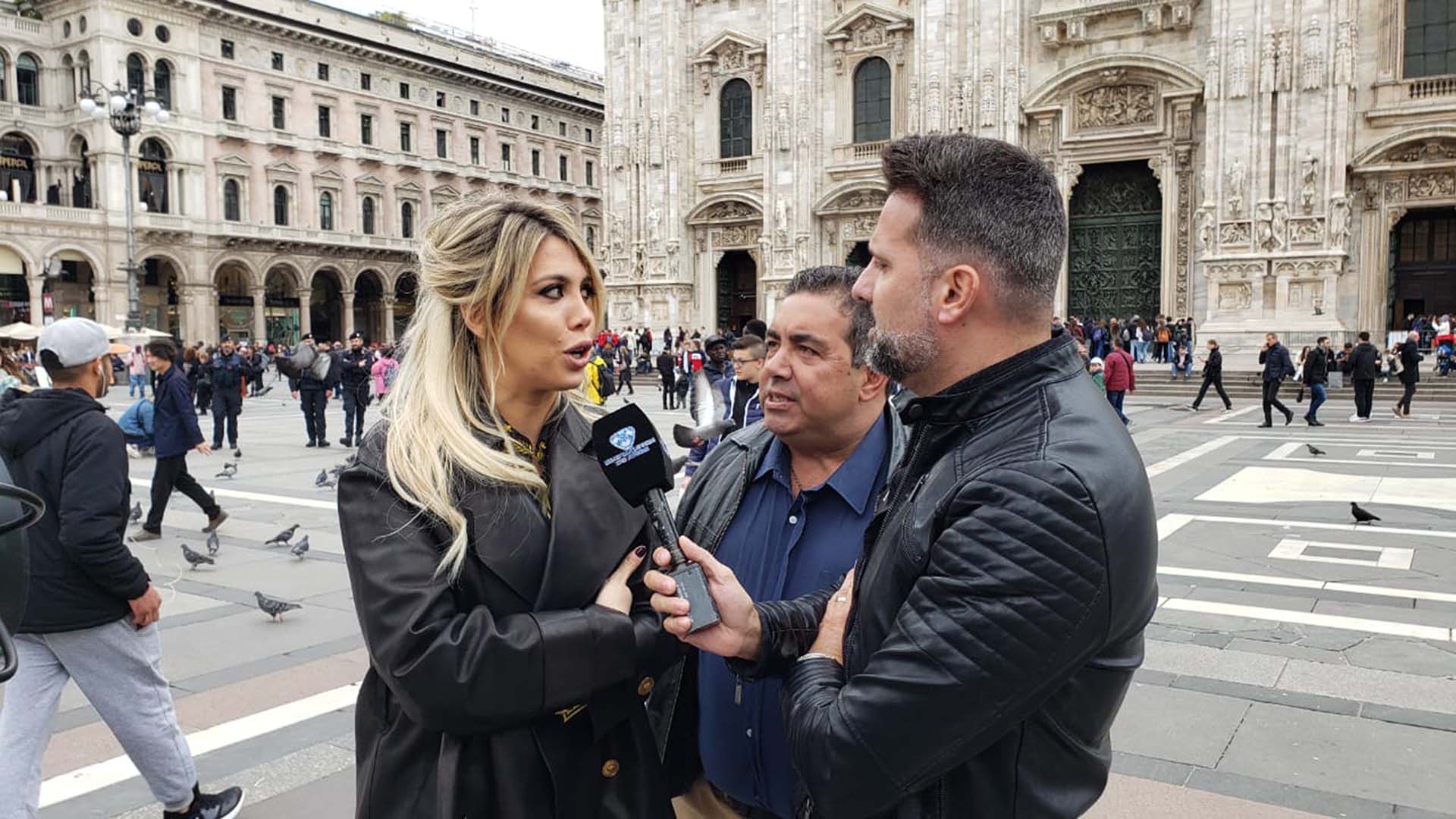 Diego Pérez y José María Listorti viajaron a Milán para hacer “El Insoportable” con Wanda Nara