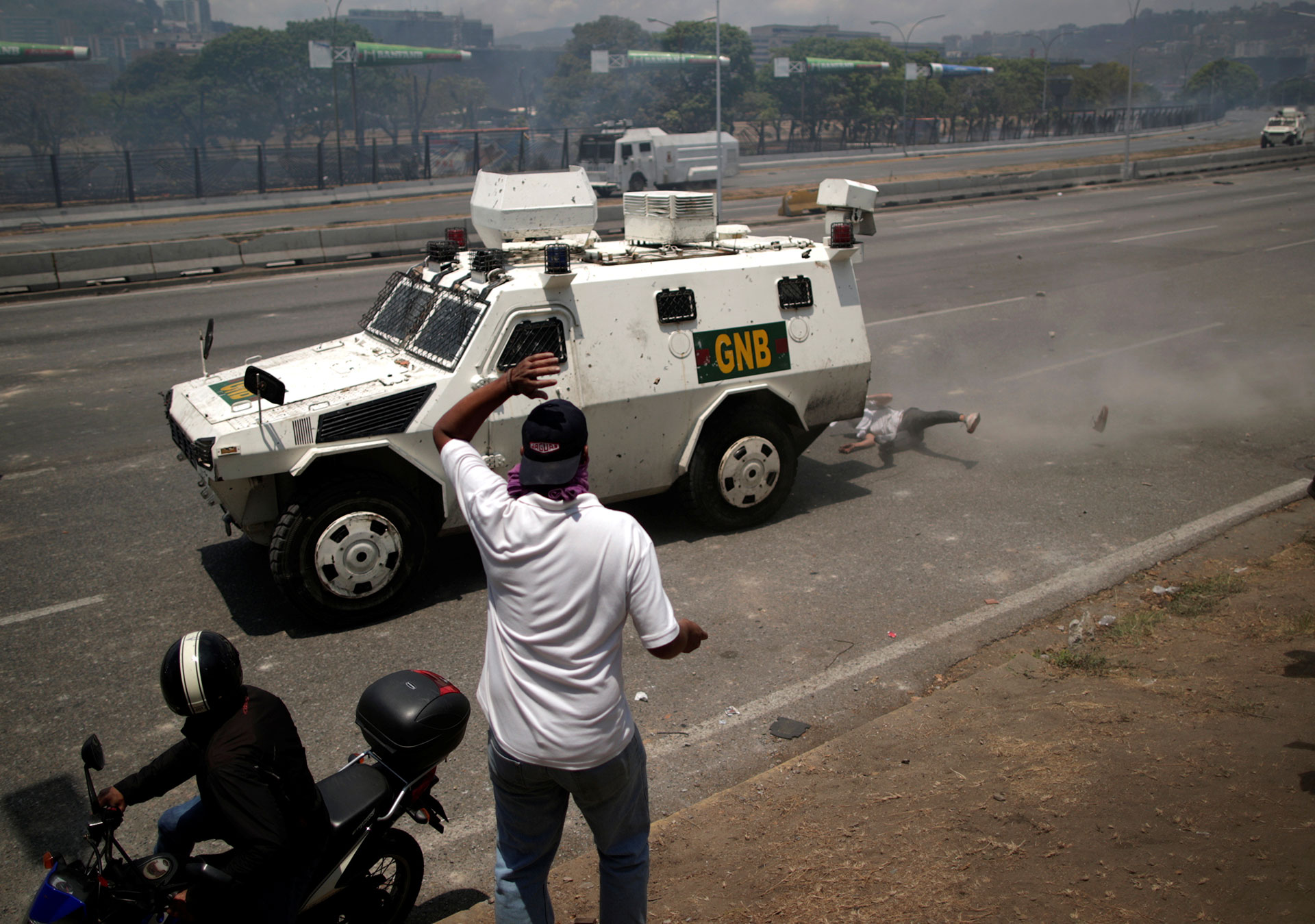 Los vehículos chinos adquiridos por el régimen de Maduro en 2017 fueron los encargados de liderar la represión
