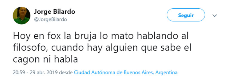 El fuerte tuit de Jorge Bilardo, el hermano del “Doctor” Carlos Salvador