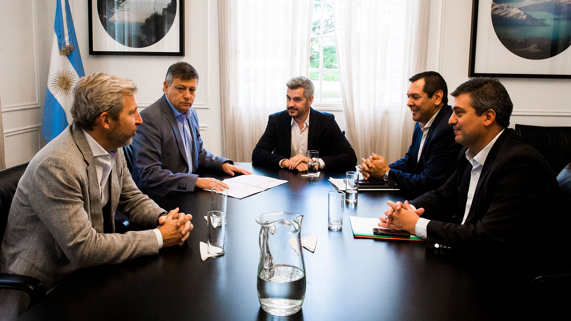 El gobernador Peppo fue recibido por Peña y Frigerio para hablar sobre las inundaciones
