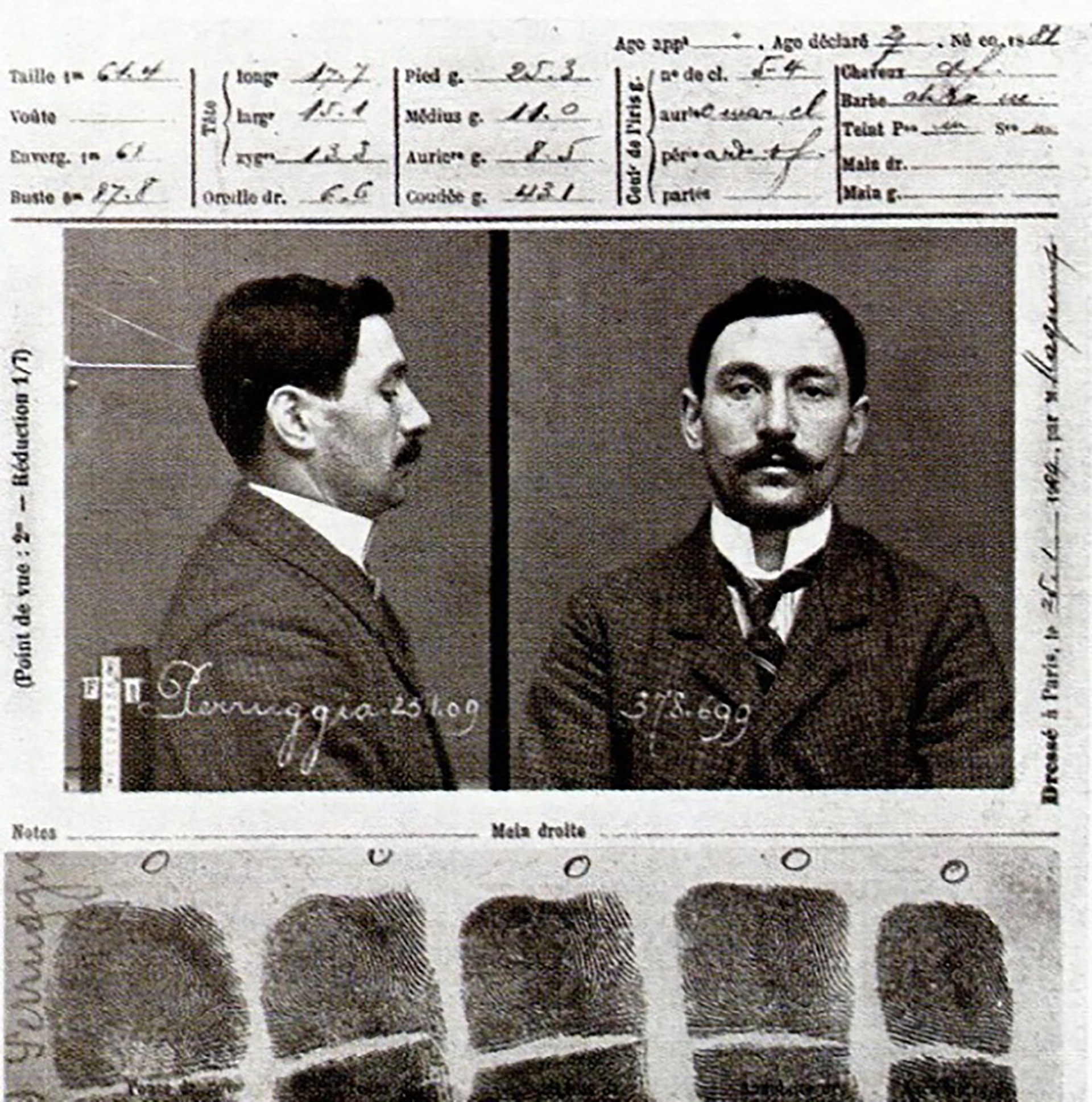 Vicenzo Peruggia, el carpintero italiano que se llevó La Gioconda del museo del Louvre