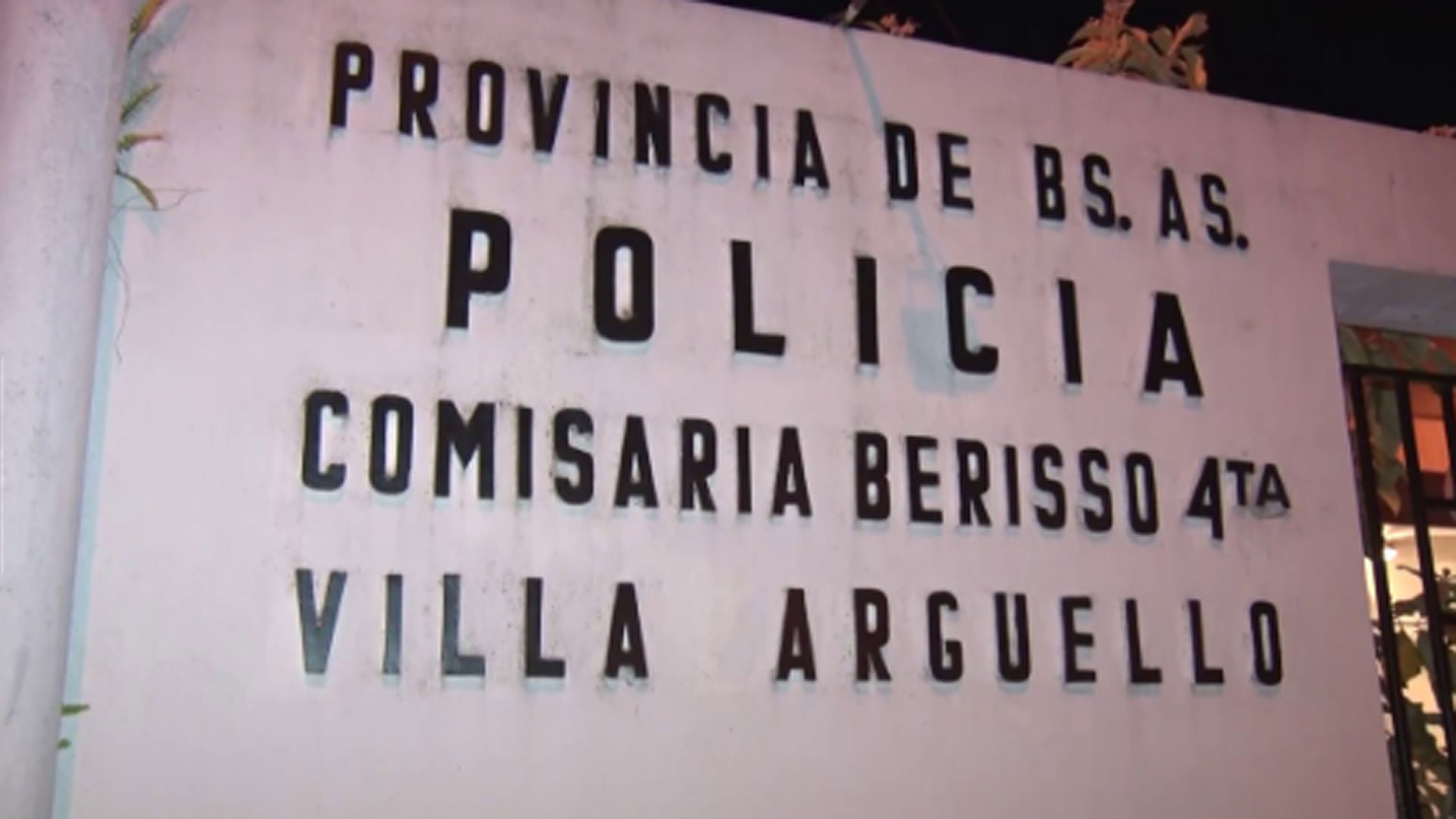 Fachada de lugar del crimen