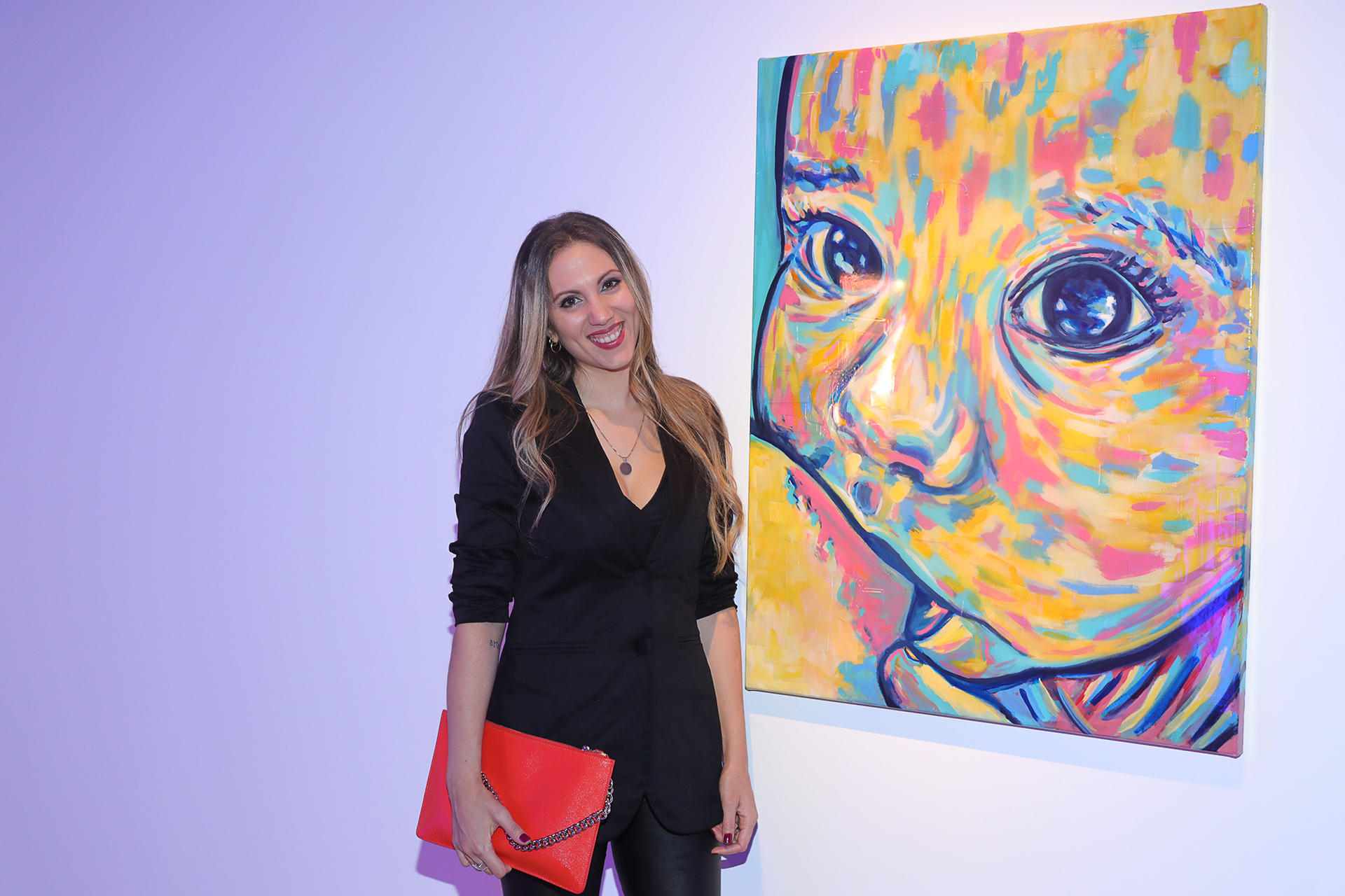 La artista Lara Branda