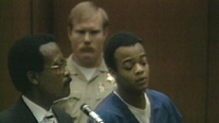 Todd Bridgges en el juicio de 1989