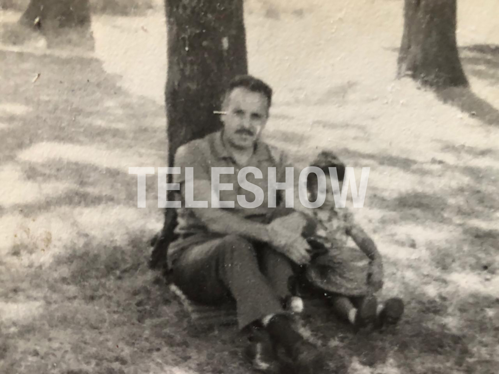 Sergio Lapegüe con su papá