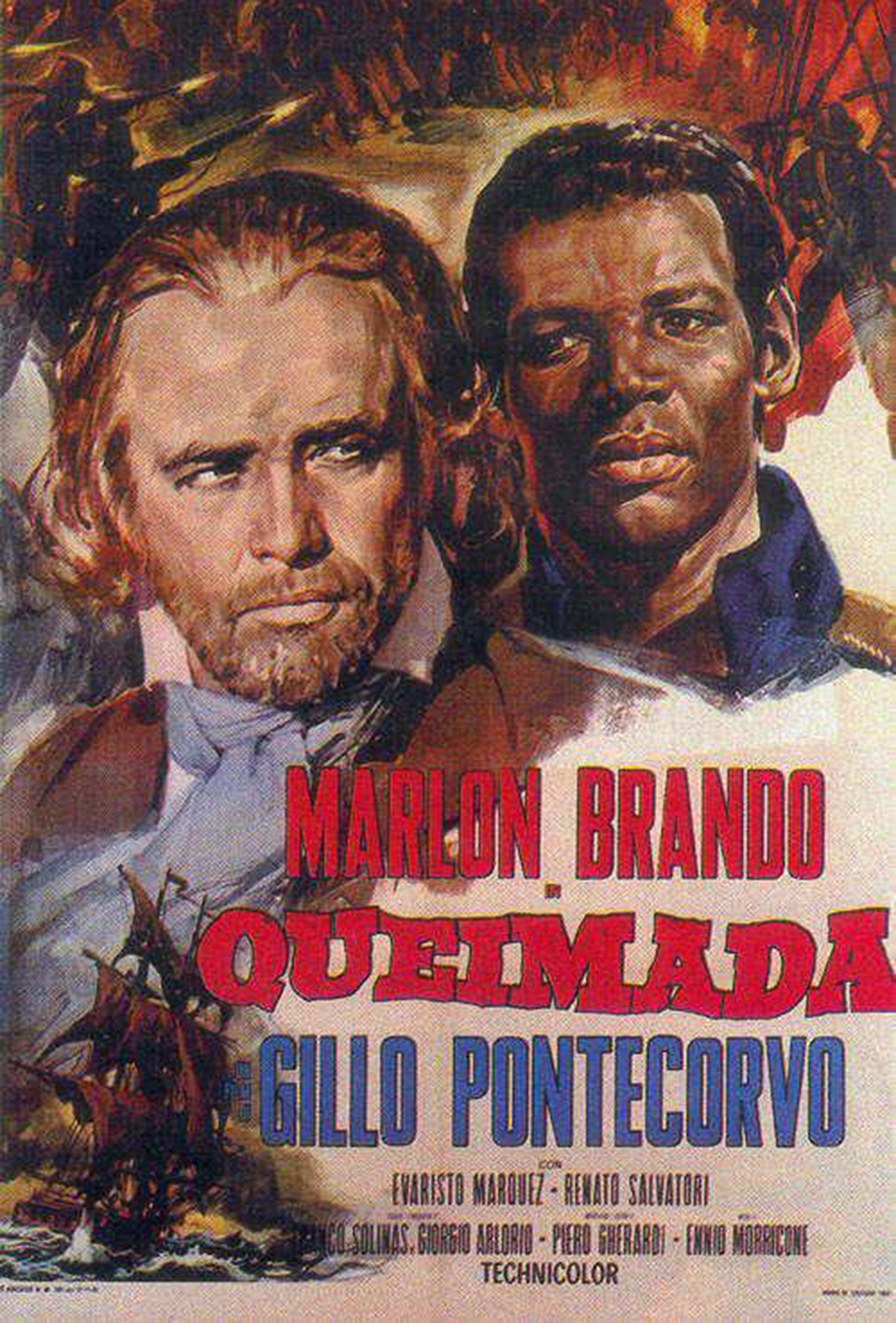 Imagen de película Queimada, del director italiano Gillo Pontecorvo, que se filmó en Cartagena