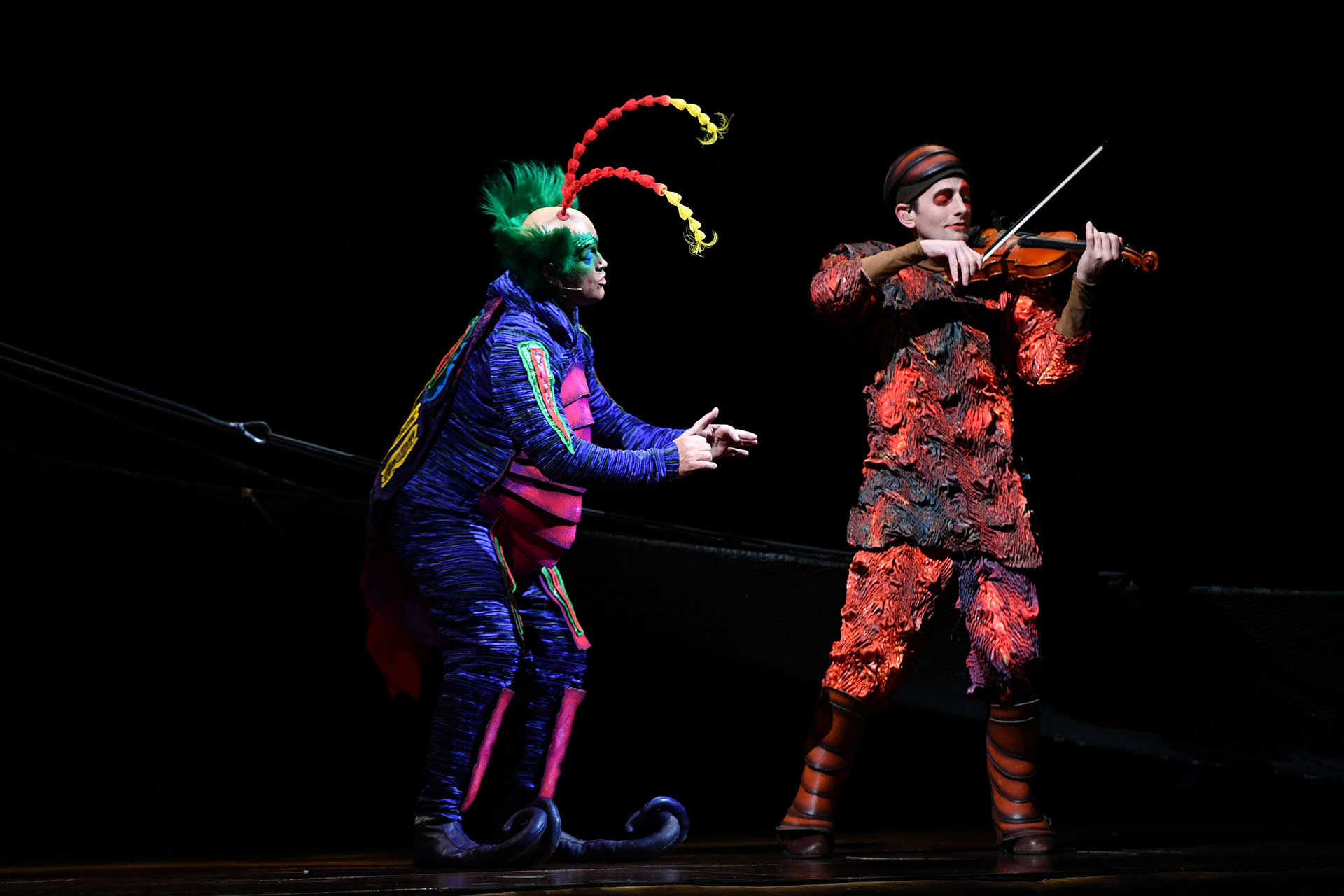 La música tiene un papel central en “OvO”: es tocada en vivo y recorre gran parte de los sonidos brasileños (Cirque du Soleil)