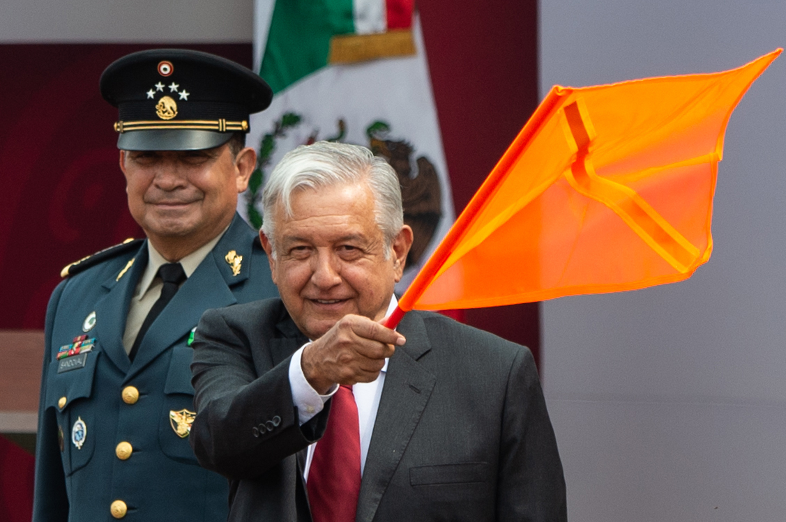 El aeropuerto de Santa Lucía es uno de los proyectos insignia de la administración de López Obrador (Foto: Pedro Pardo / AFP)