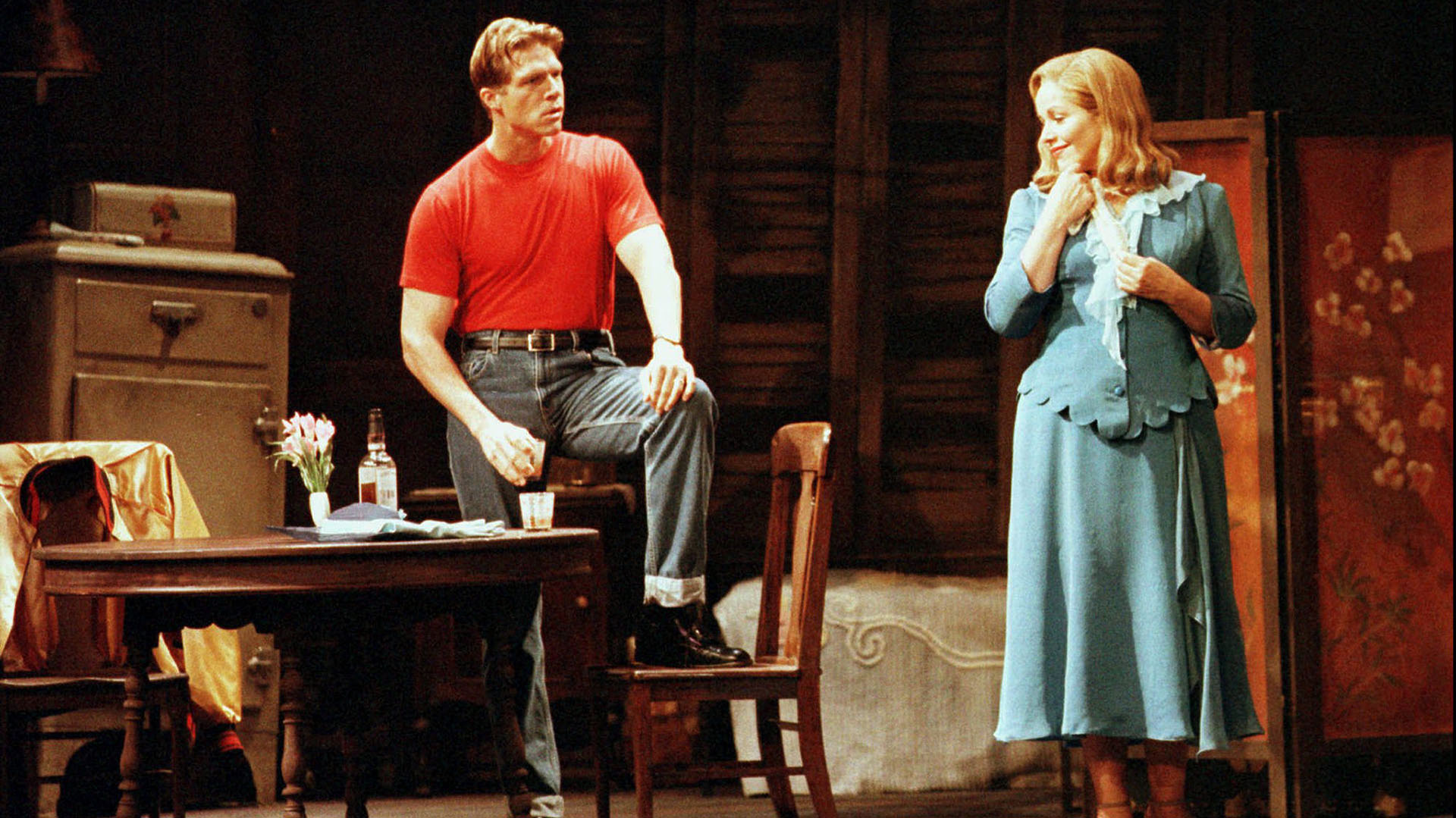 Rodney Gilfry y Renée Fleming en la producción de 1998 de “Un tranvía llamado Deseo”