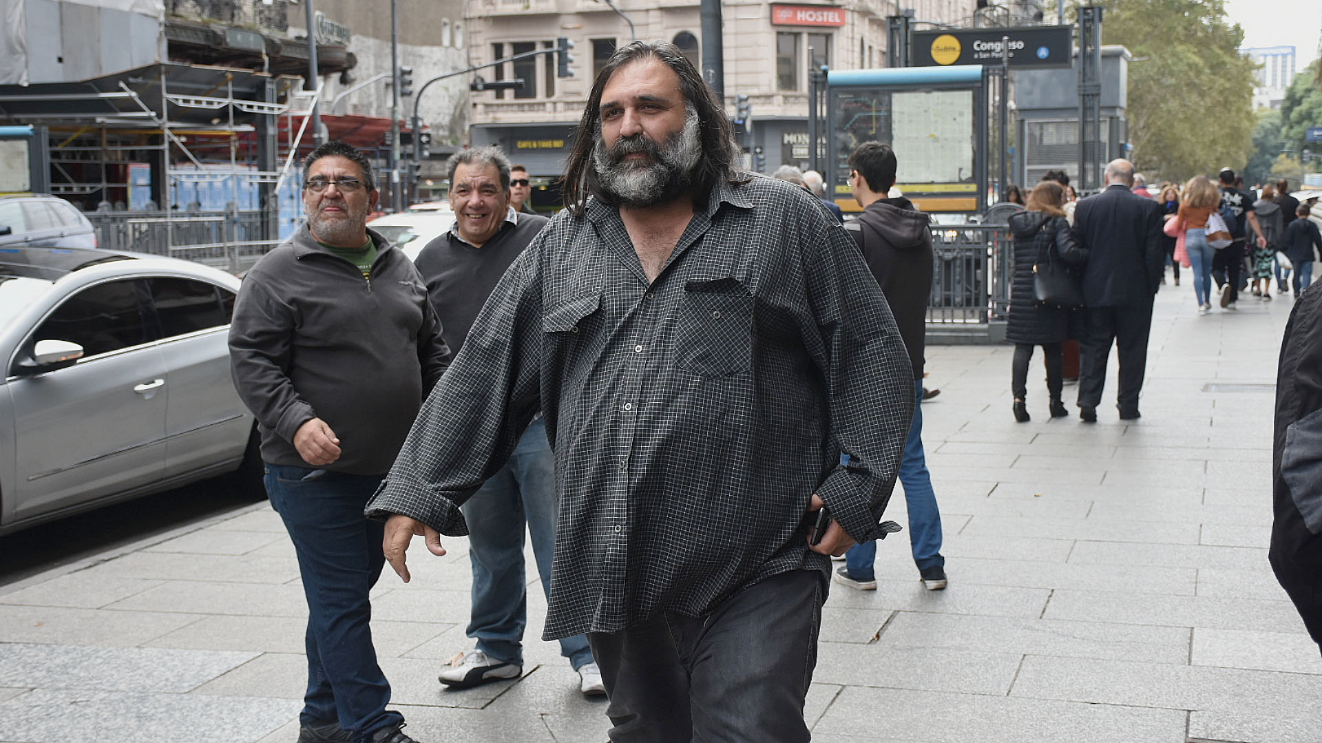 El secretario general del gremio docente Suteba, Roberto Baradel.